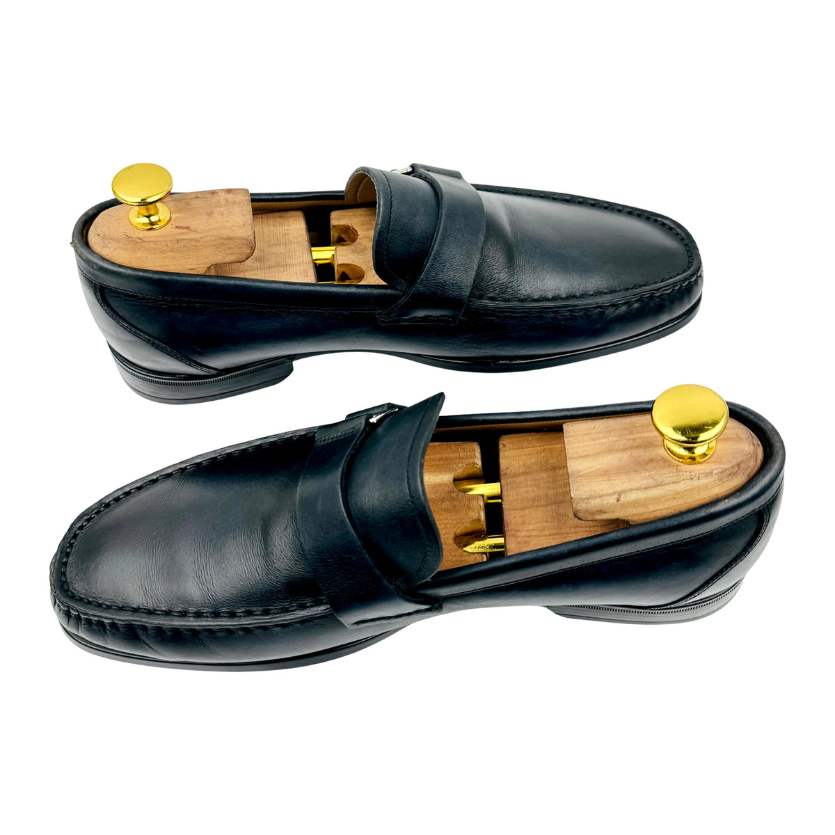 Bally Tedor Black Leather Loafers (Size 39/39.5)