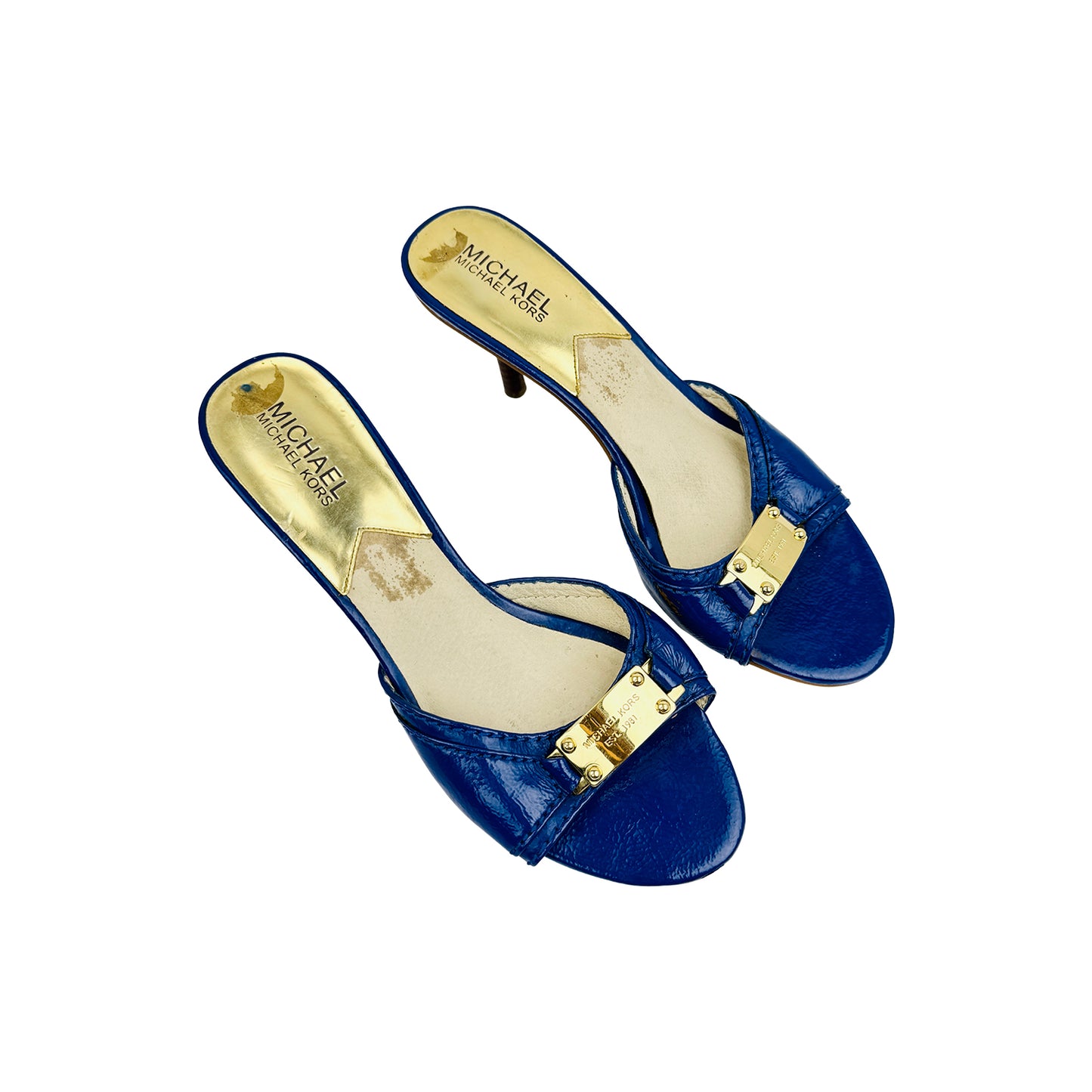 Michael Kors Women's 'Royal Blue' Kitten Pumps (Size 38.5)