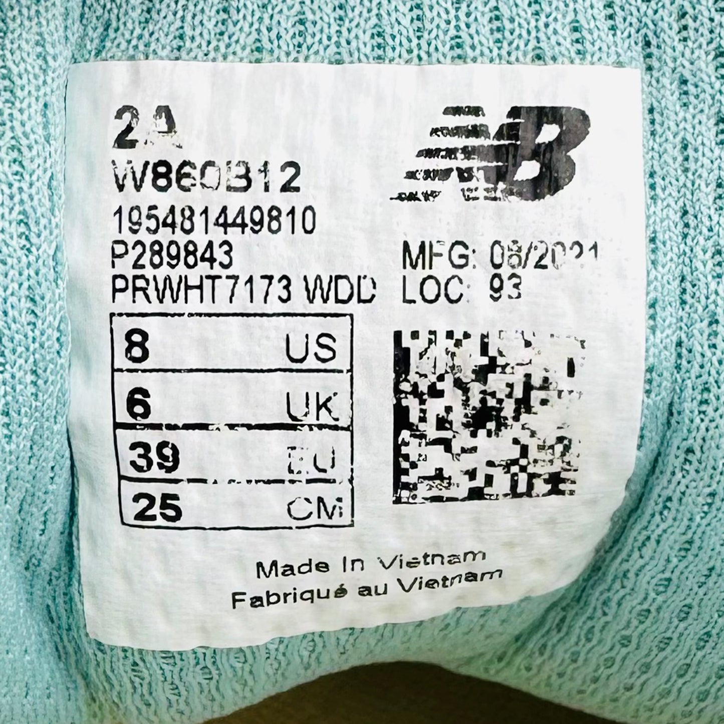 New Balance Fresh Foam X 860 v12 Shoes (Size 39) - W860B12