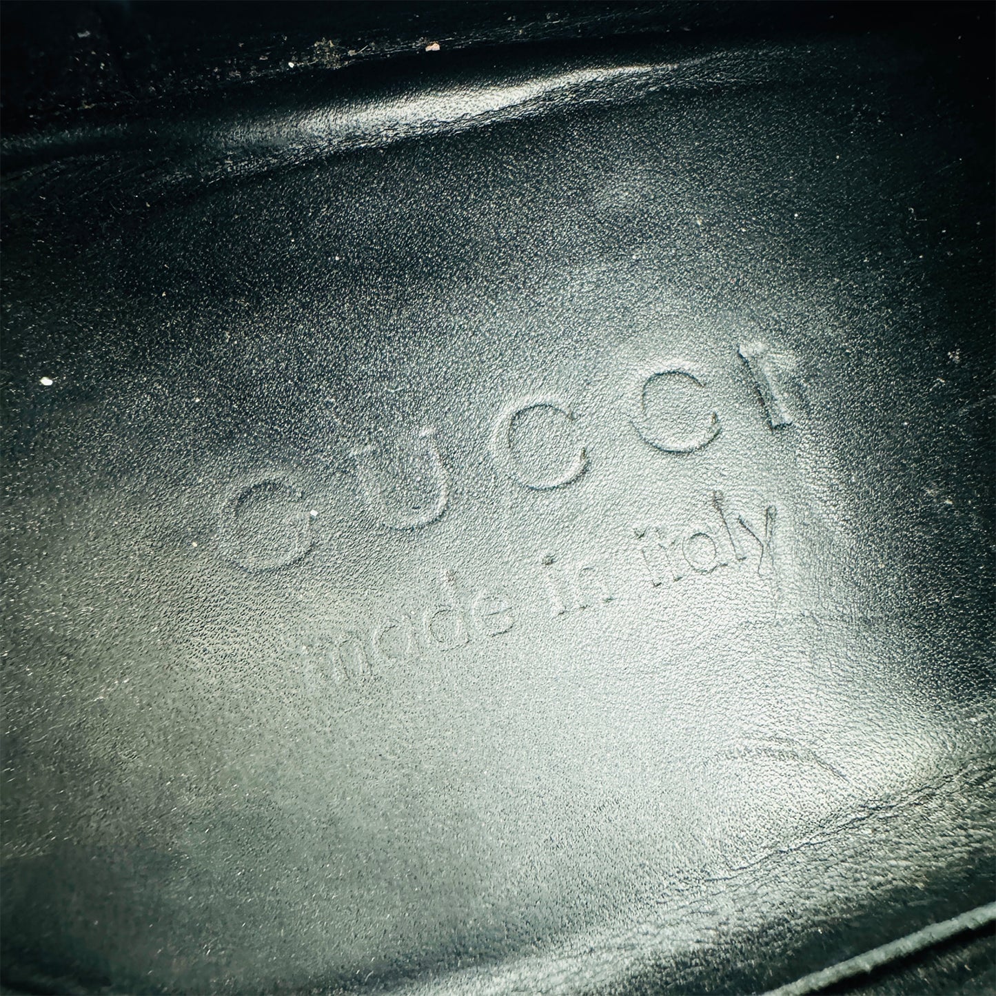 Gucci Men's Black Leather Oxfords (Size 42.5)