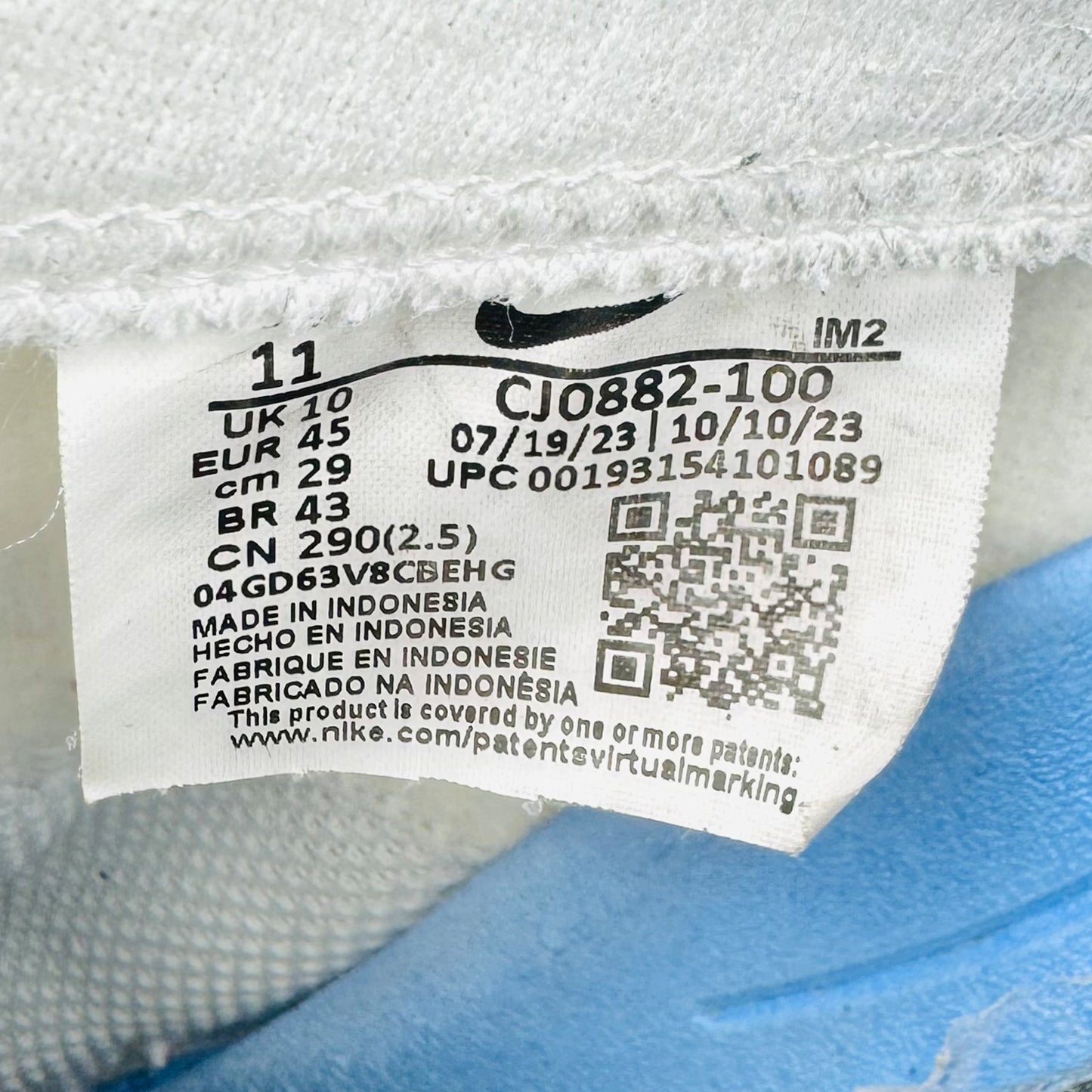 Nike SB Alleyoop 'White' Sneakers (Size 45) - CJ0882-100
