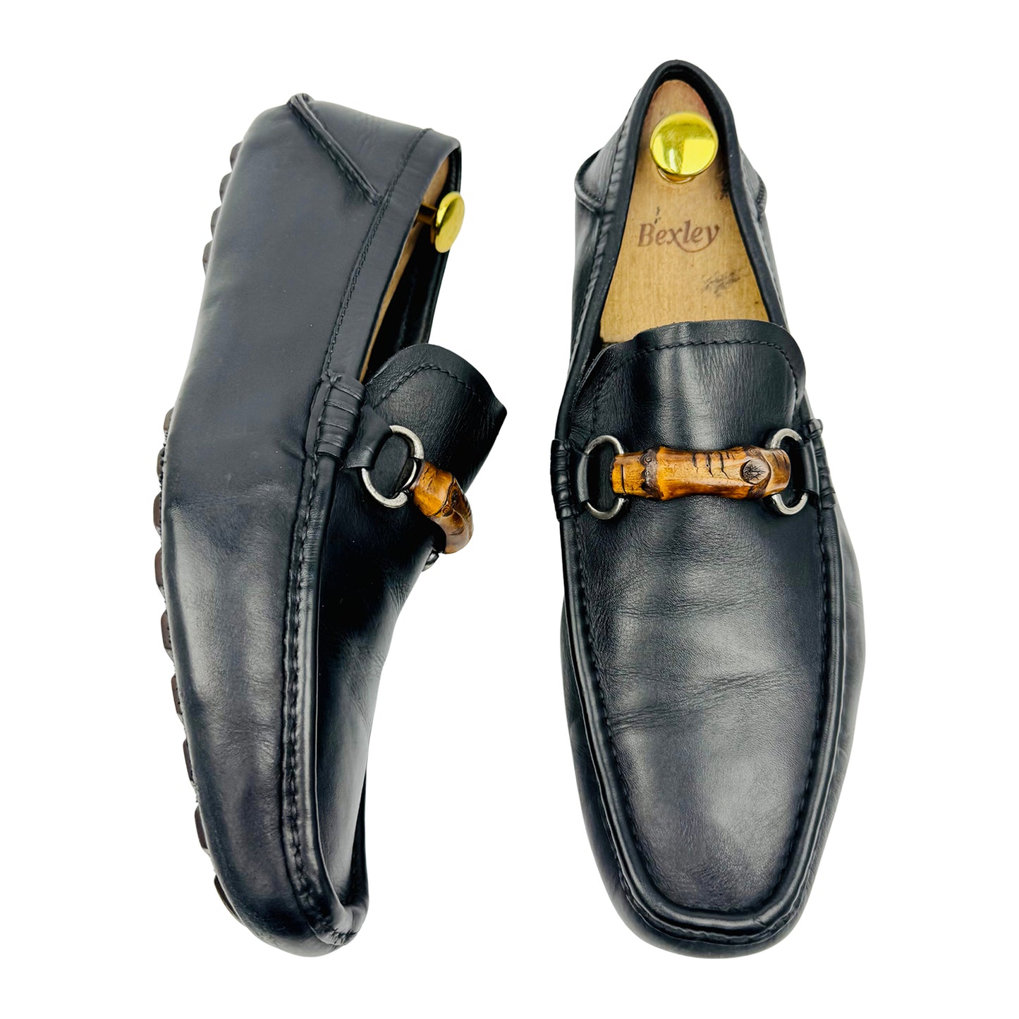 Gucci Bamboo Black Leather Loafer (Size 43/43.5)