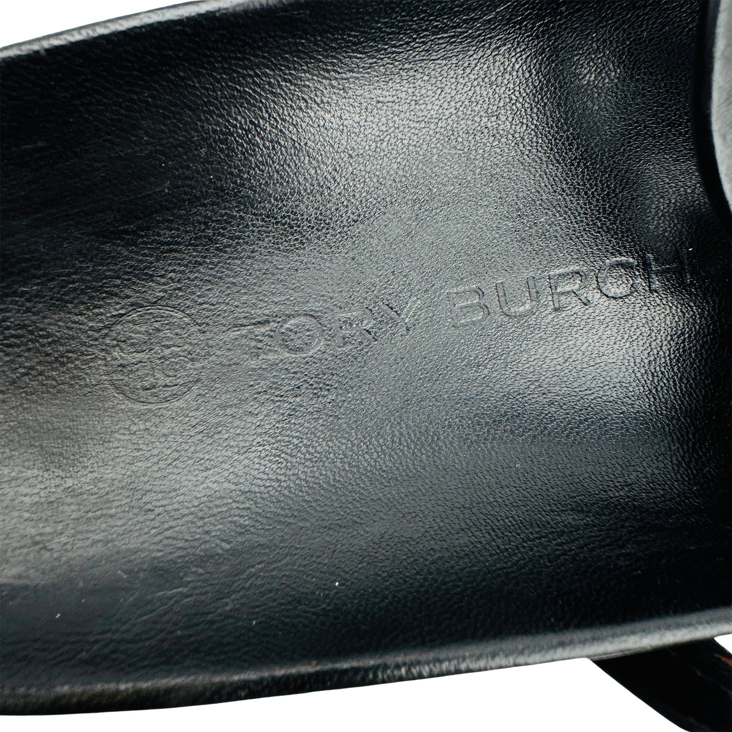 Tory Burch Miller Cloud Triple Black Slippers (Size 38)