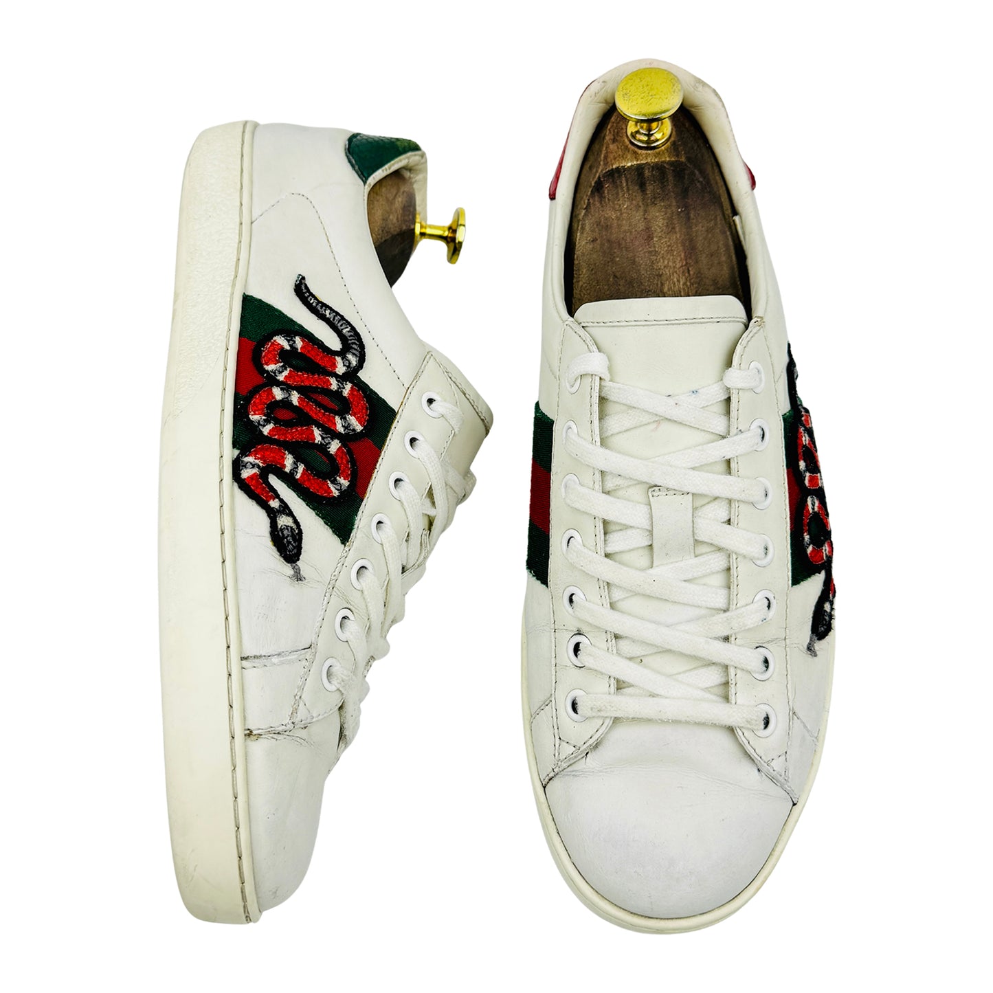Gucci Ace 'Embroidered Snake' Sneakers (Size 40) - 456230