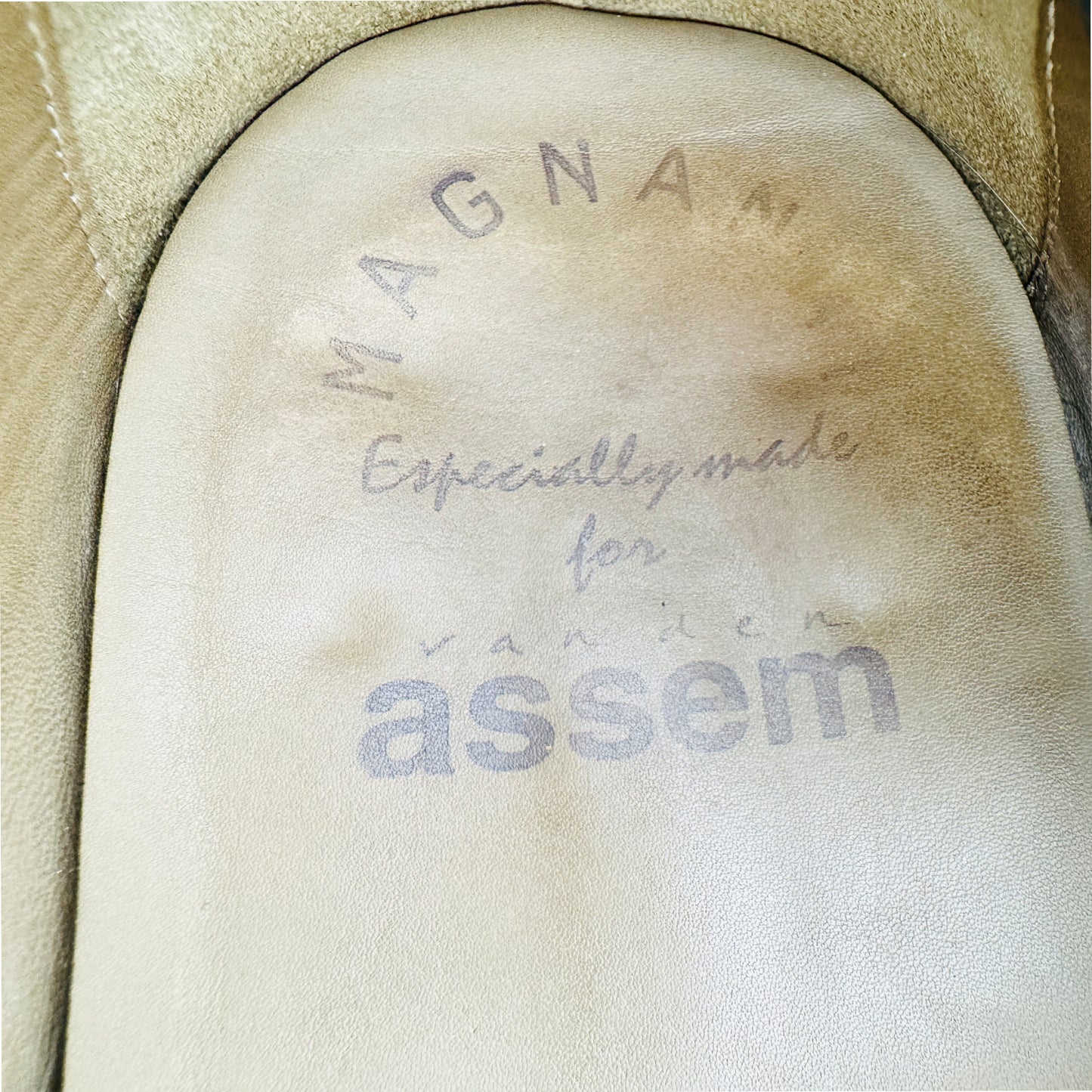 Magnanni Men's Tan Suede Penny Loafers (Size 47)