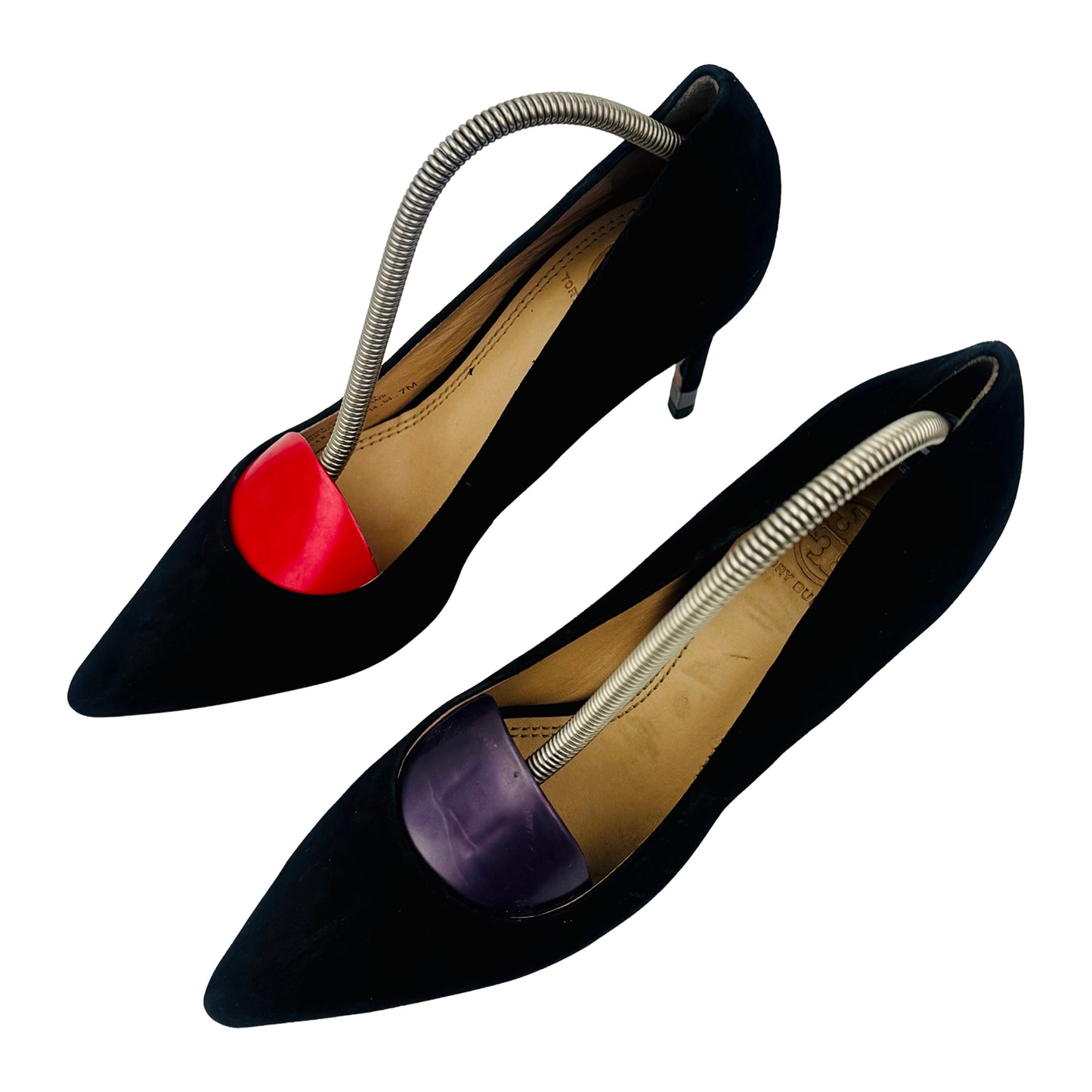 Tory Burch Greenwich Black Heel Pumps (Size 37)