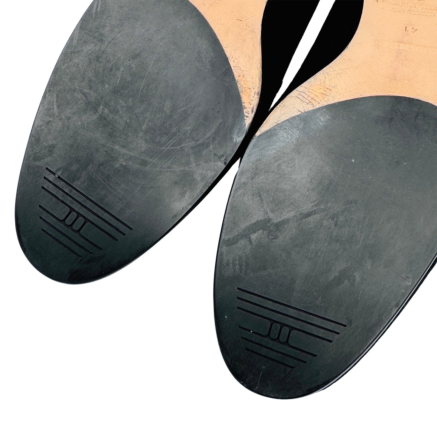 Hermes Men's Permabrass Plated 'H' Detail Loafers (Size 40.5/41)