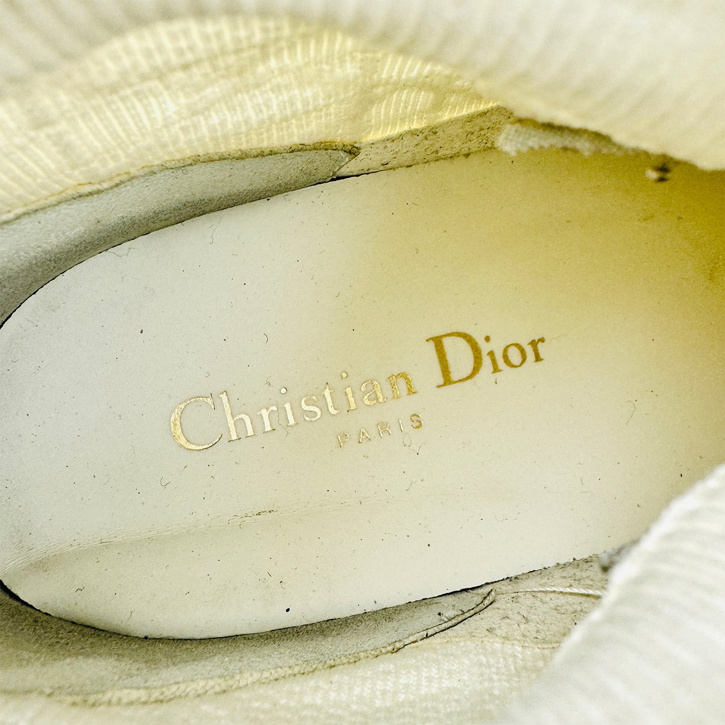 Christian Dior Walk'n'Dior High Top Sneakers (Size 40)