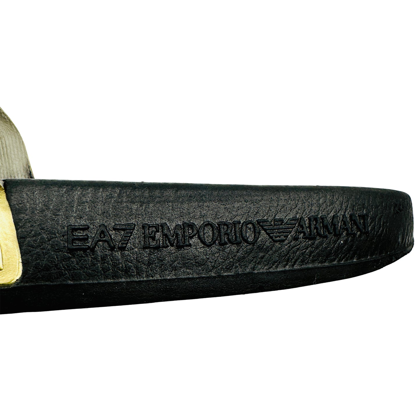 Emporio Armani EA7 'Black Gold' Slides (Size 44)
