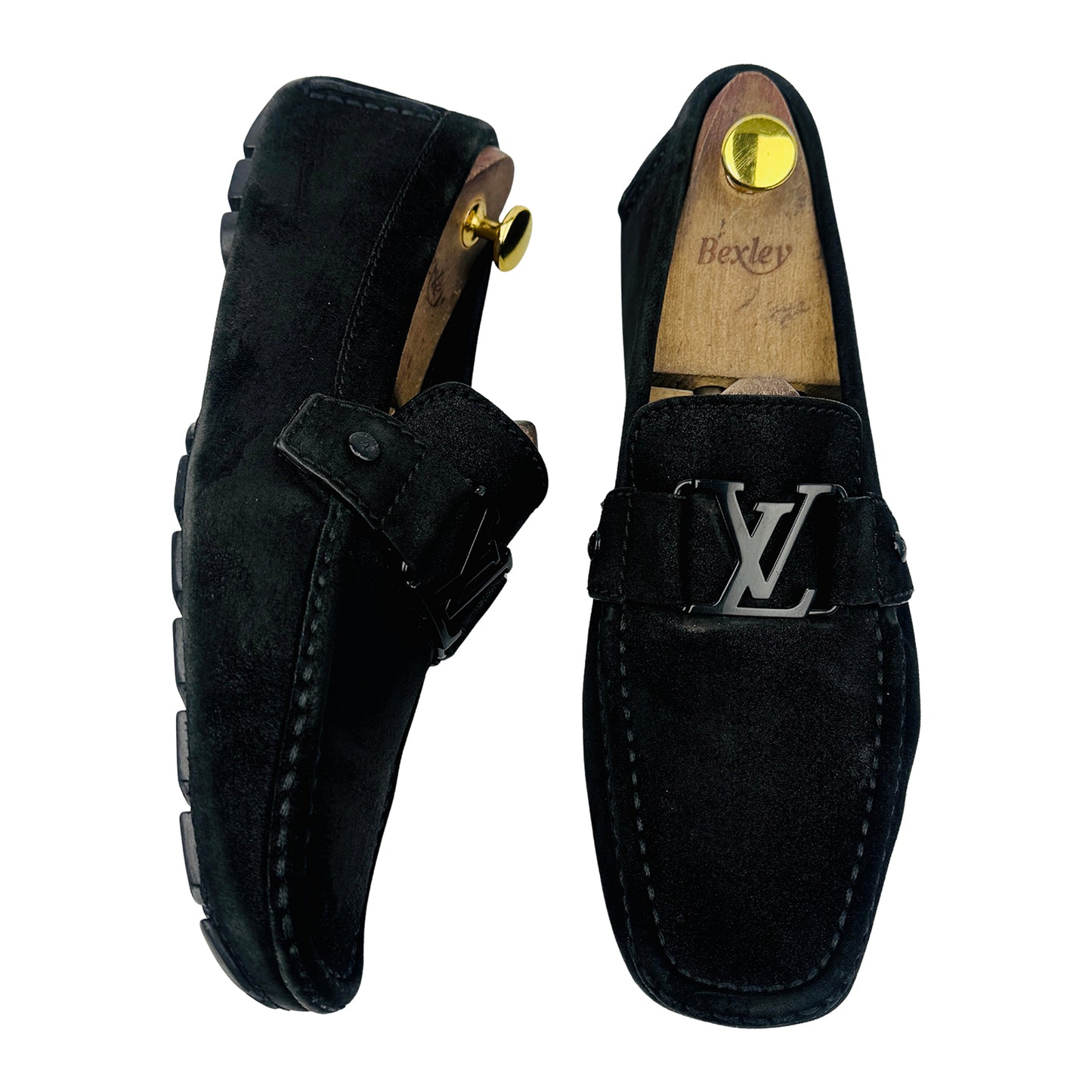 Louis Vuitton Monte Carlo Suede Loafers (Size 42.5)