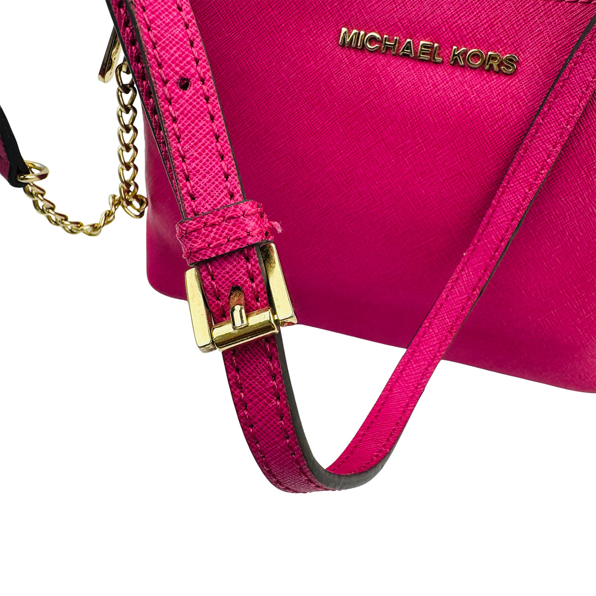 Michael Kors Cindy Large Saffiano Leather Crossbody Bag