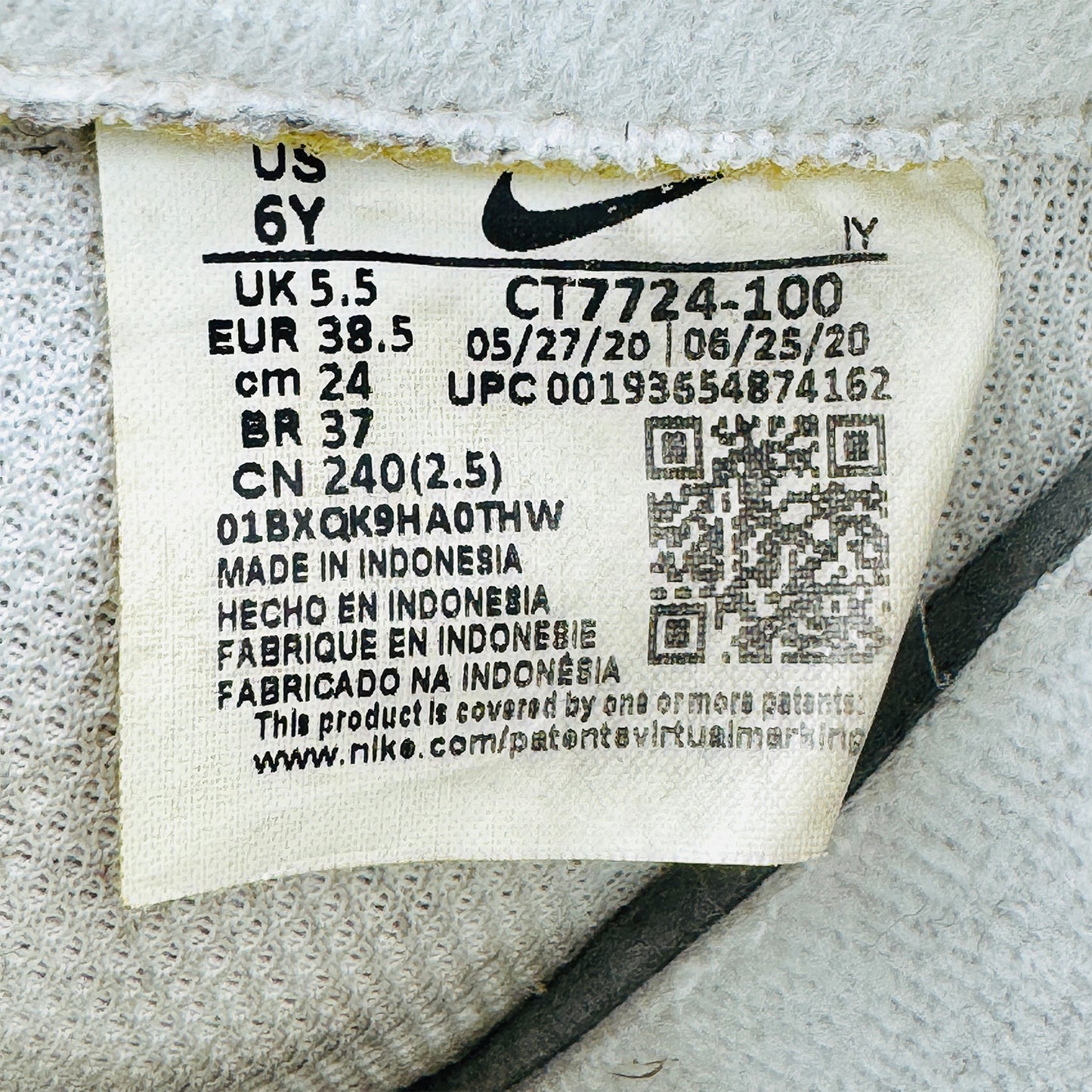 Nike Air Force 1 Low Sneakers (Size 38.5) - CT7724-100