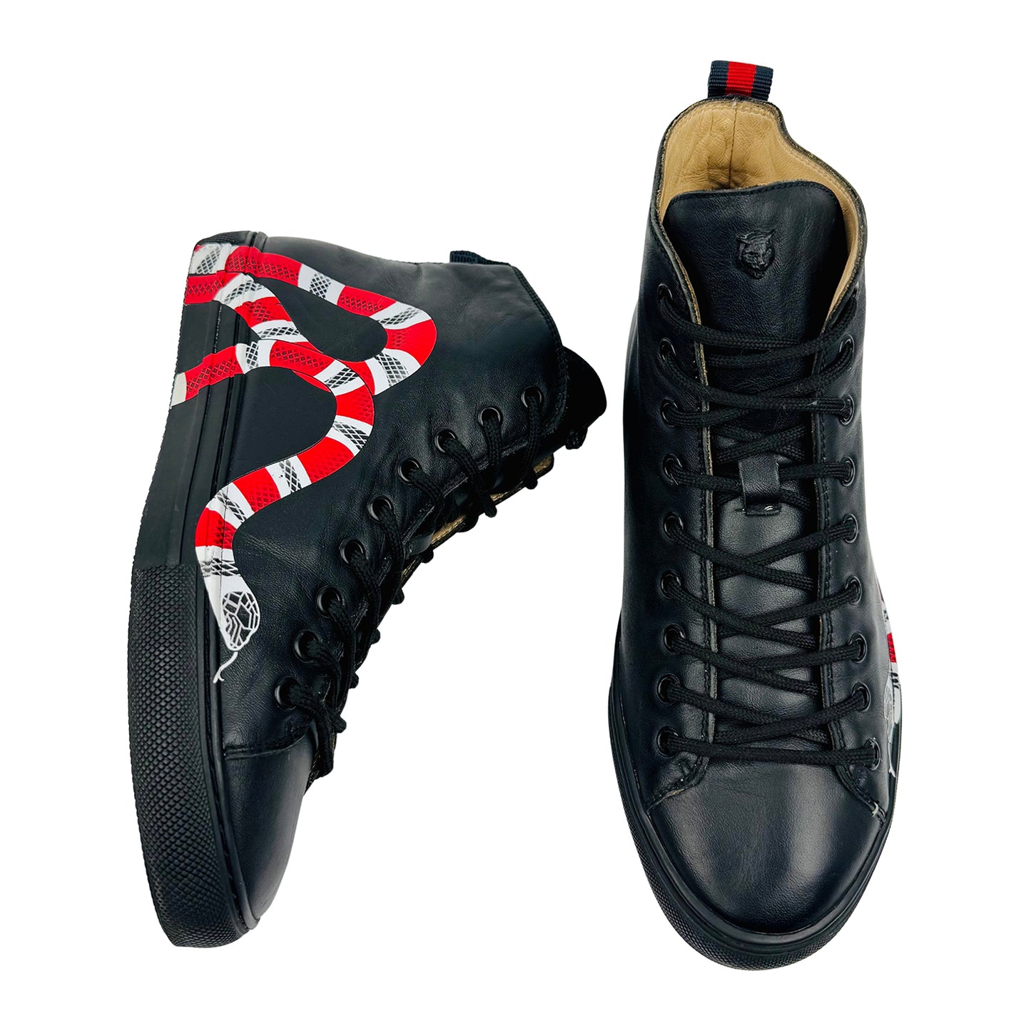 Gucci Kingsnake Calf Leather Sneakers (Size 39/39.5) - 473770