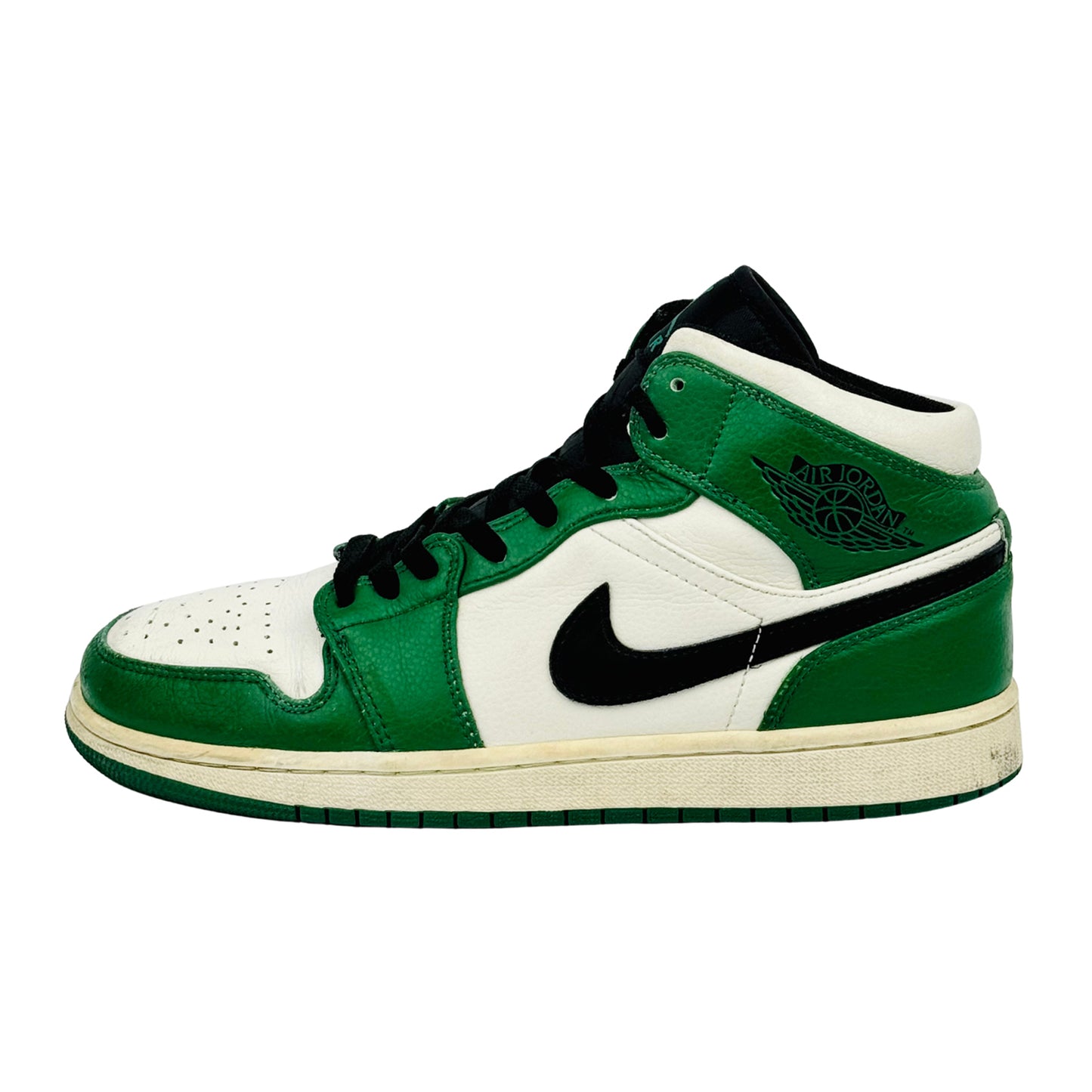 Nike Air Jordan 1 Mid 'Pine Green' Sneakers (Size 42.5) - 852542-301