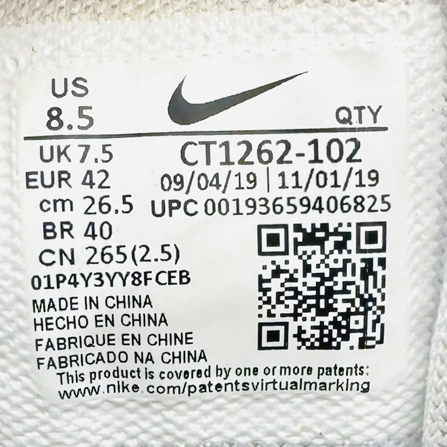 Nike Air Max 200 'White Eggplant' Shoes (Size 42) - CT1262-102