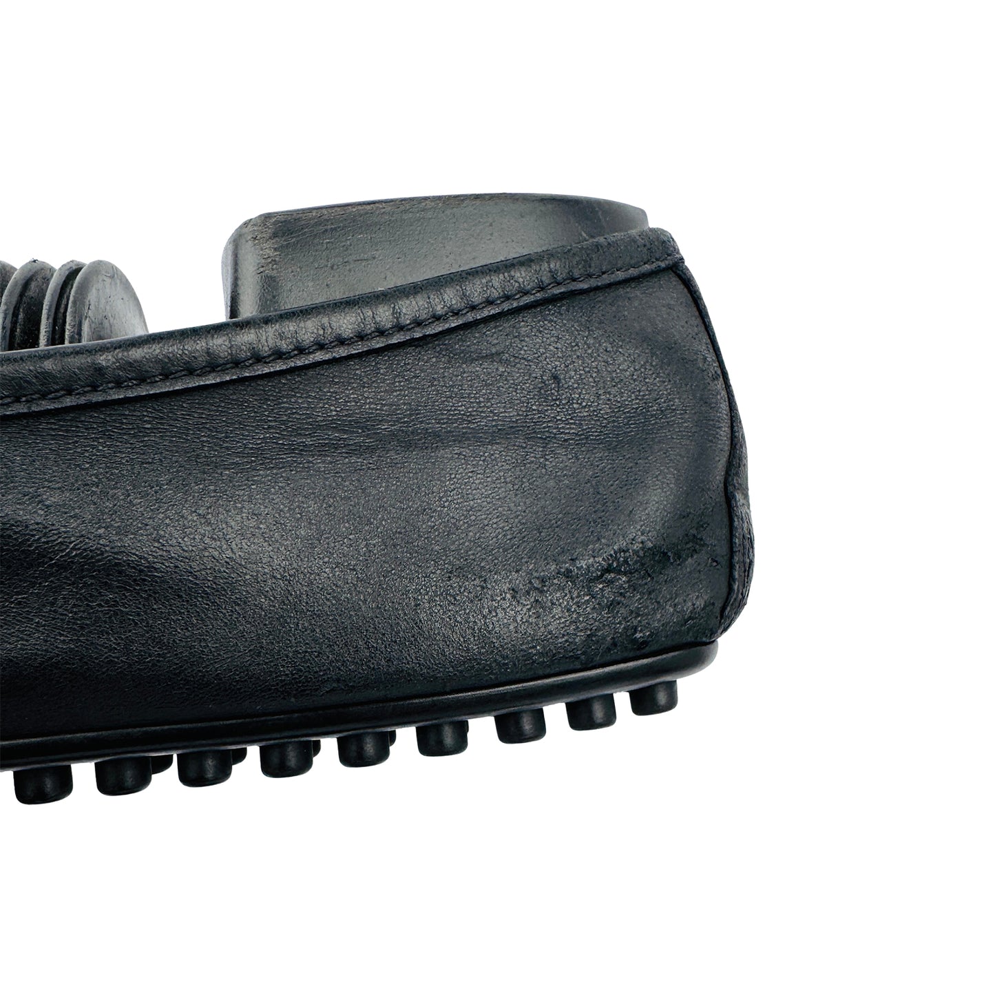 Skip ----- Gucci Web Bee Driving Loafers (Size 39/39.5) - 407635