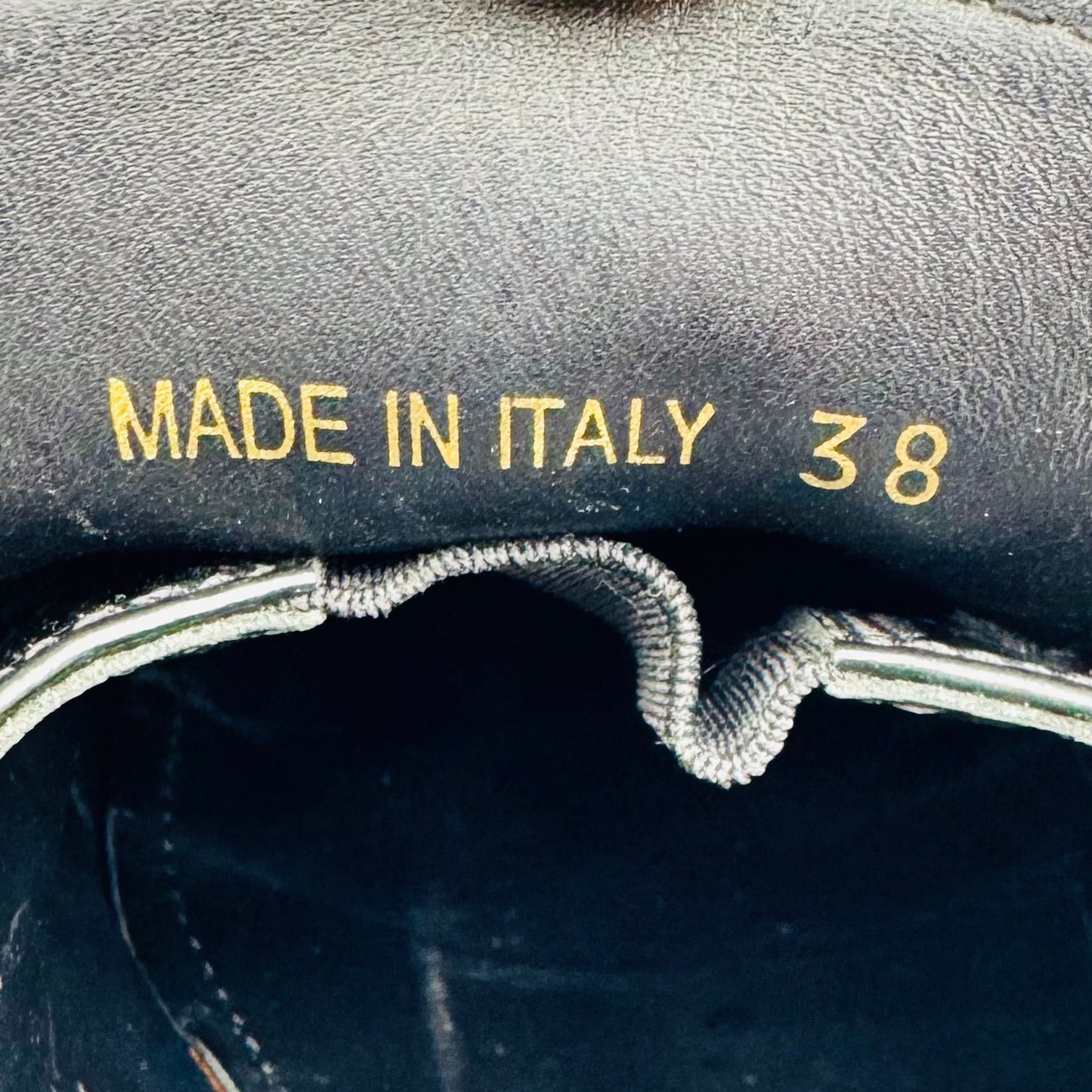 Prada Brushed Leather Black Loafers (Size 38/38.5)