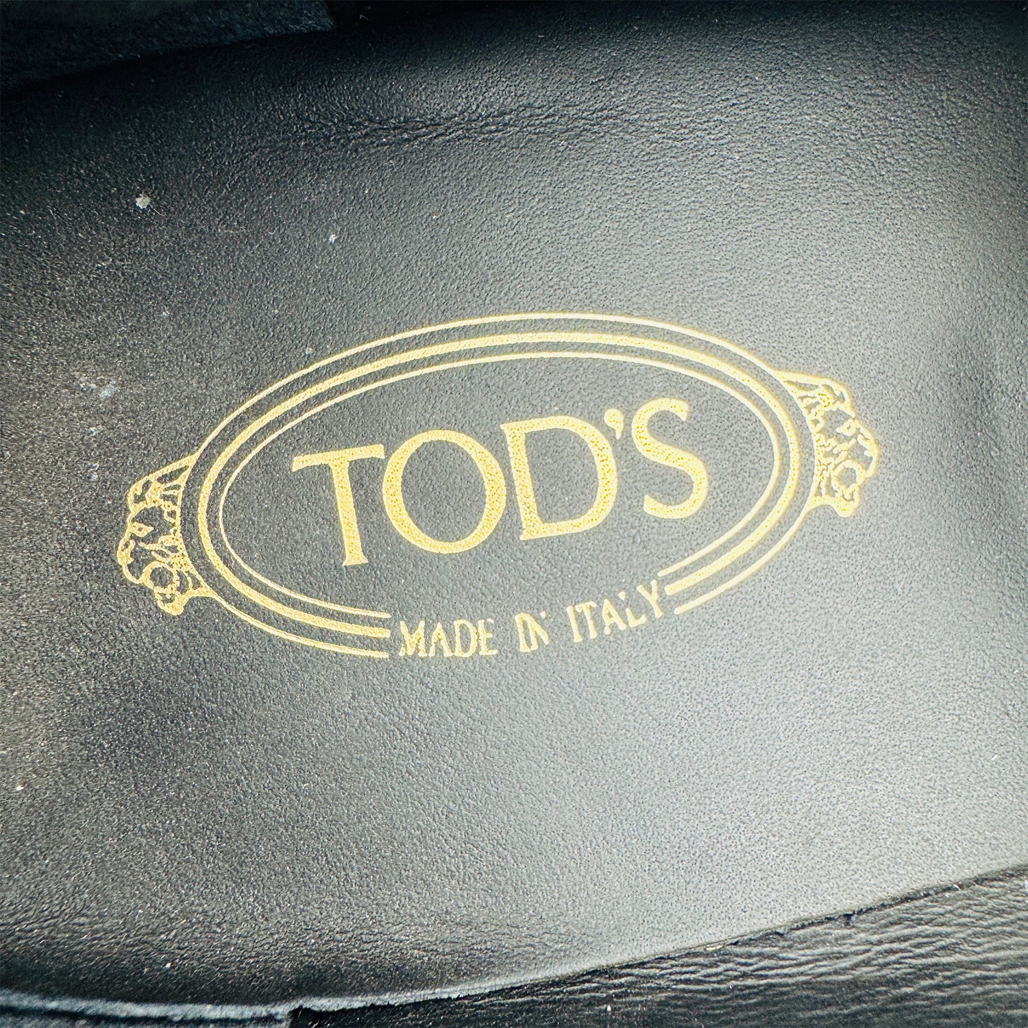 Inside Sole Brand, Made printing image of Tod's Women's Black Kate Loafers (Size 39) - XXW80C0DF40SHAB999