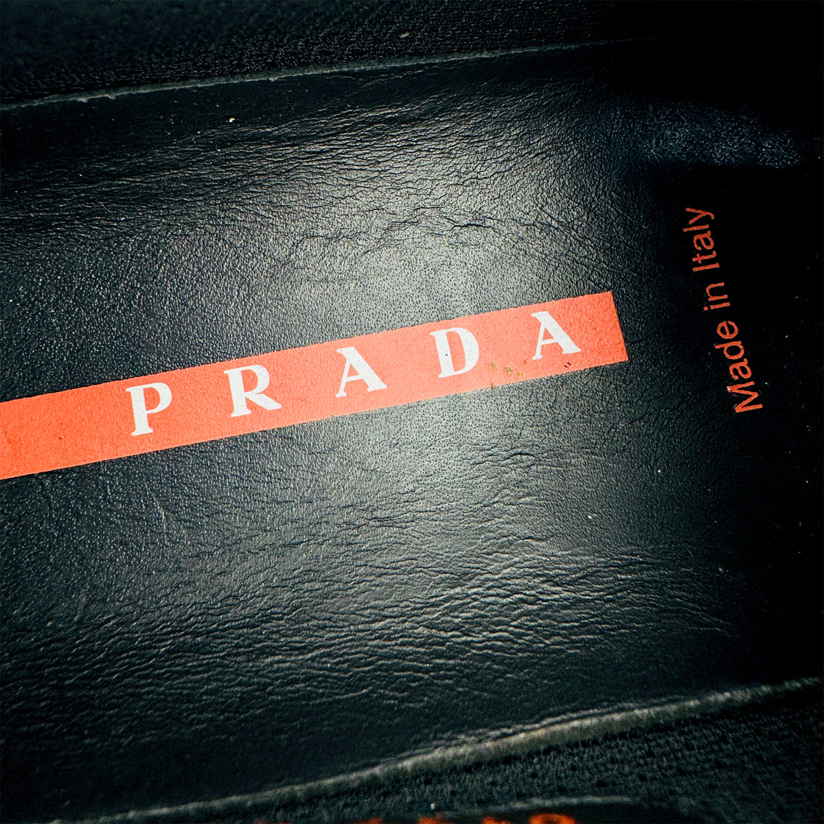Prada Linea Rossa Sport Buckle Loafers (Size 40/40.5)