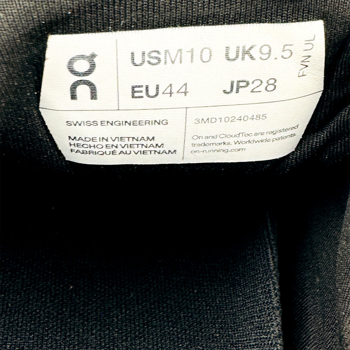 On Running Cloudswift 3 AD Shoes (Size 44) - 3MD10240485