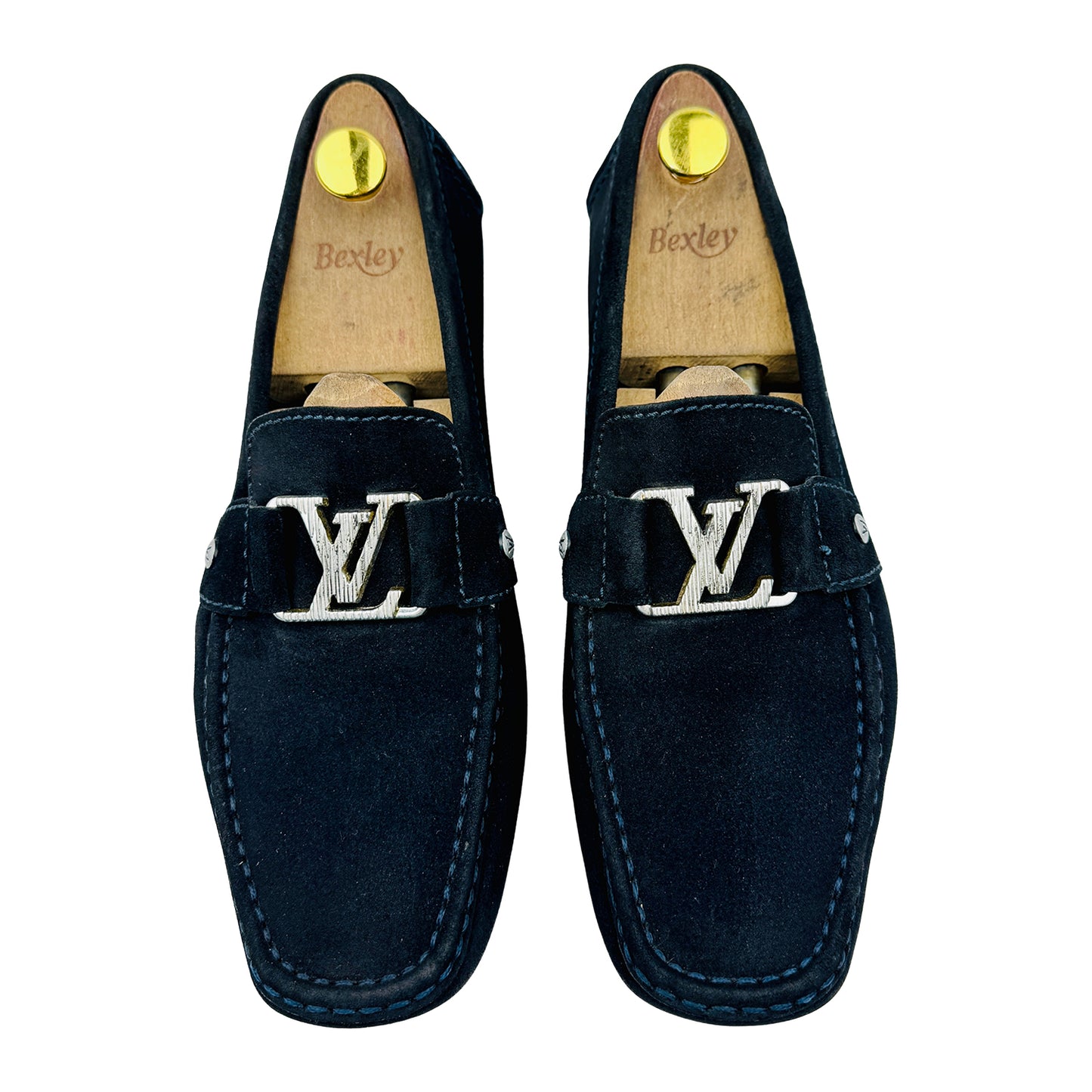 Louis Vuitton Monte Carlo Blue Loafers (Size 43.5) - FA 1006