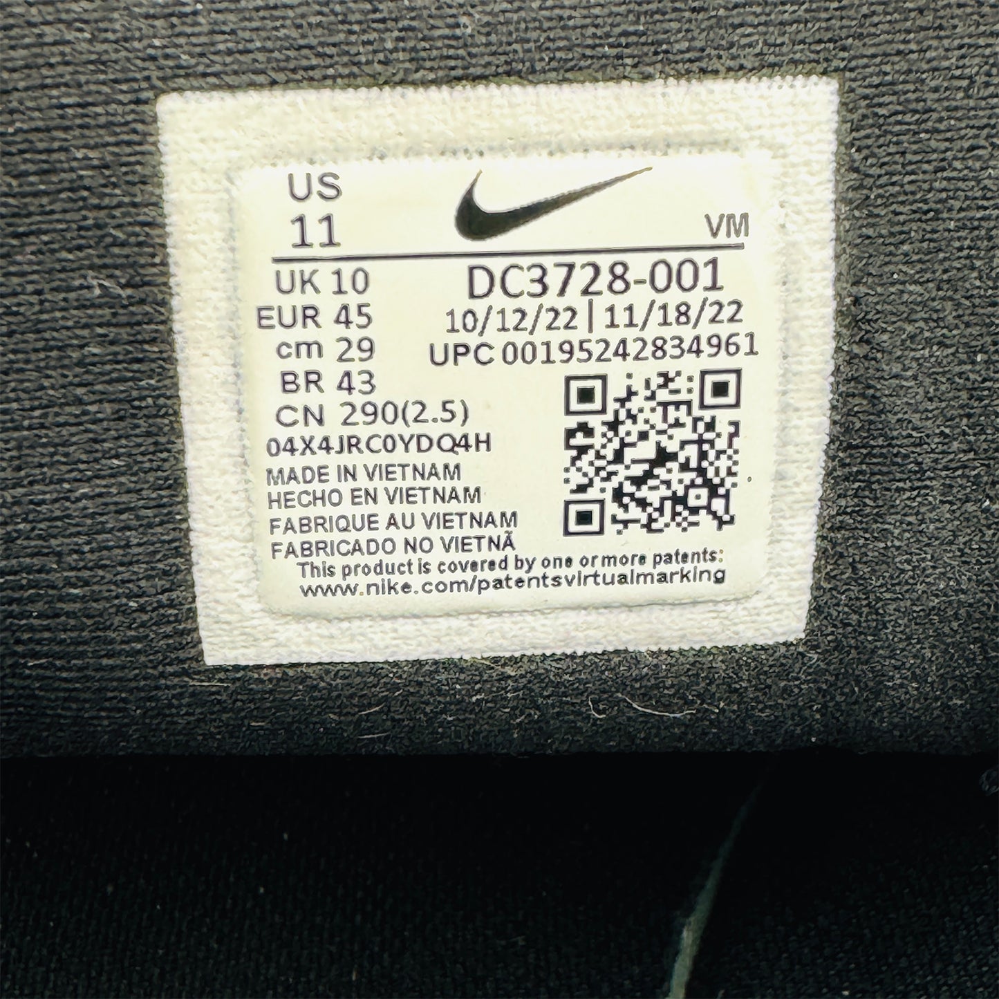 Nike Revolution 6 Next Nature Shoes (Size 45) - DC3728-001