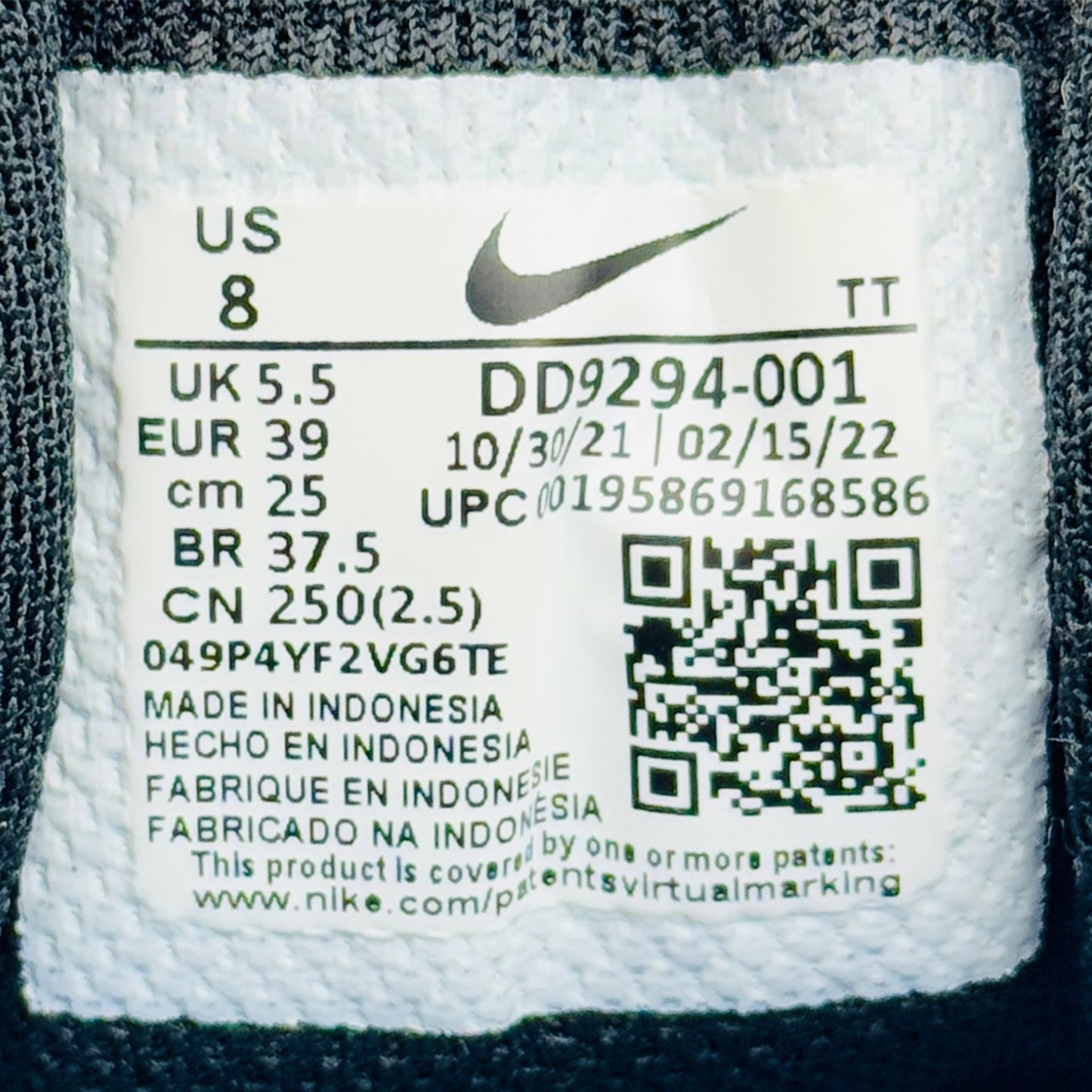 Nike Downshifter 12 Running Shoes (Size 39) - DD9294-001