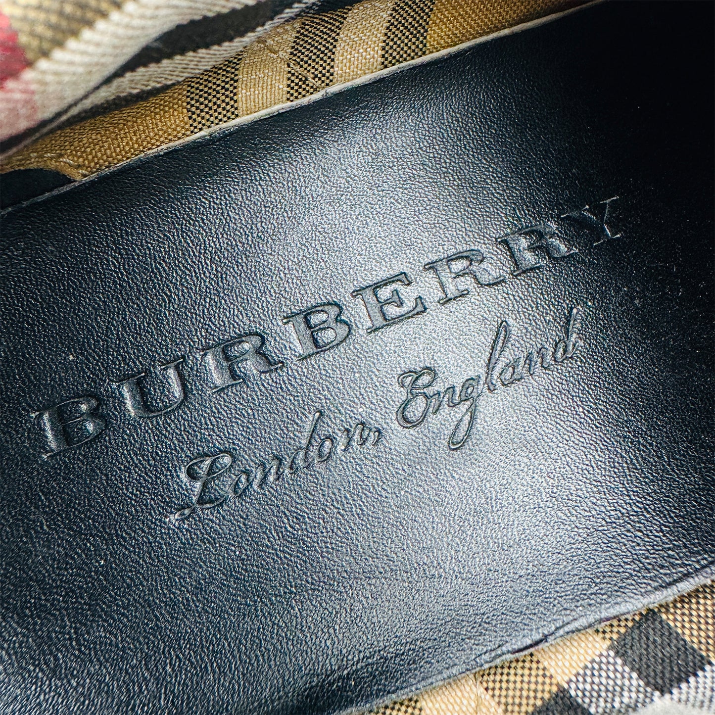 Burberry Rainbow Check Canvas Low-Top Sneakers (Size 43/43.5)