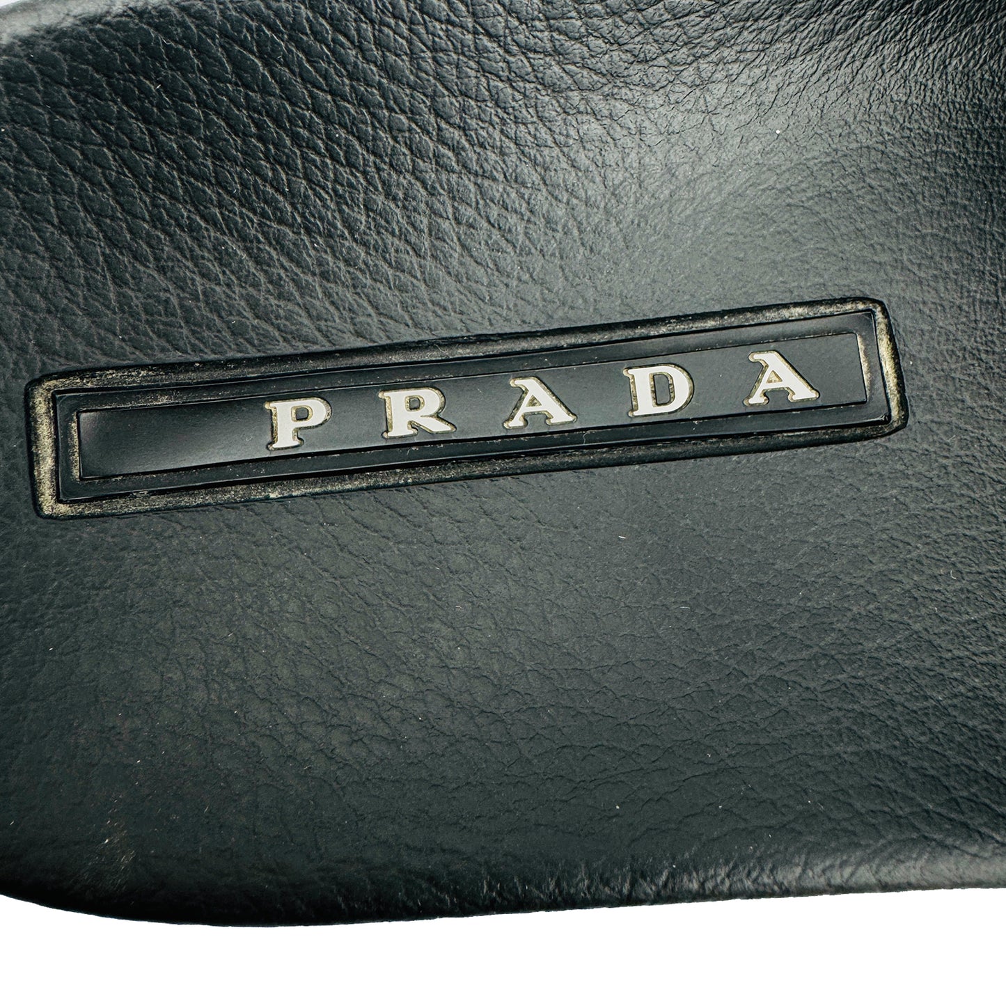 Prada Black Rubber Slides (Size 42/42.5) - 4X3204