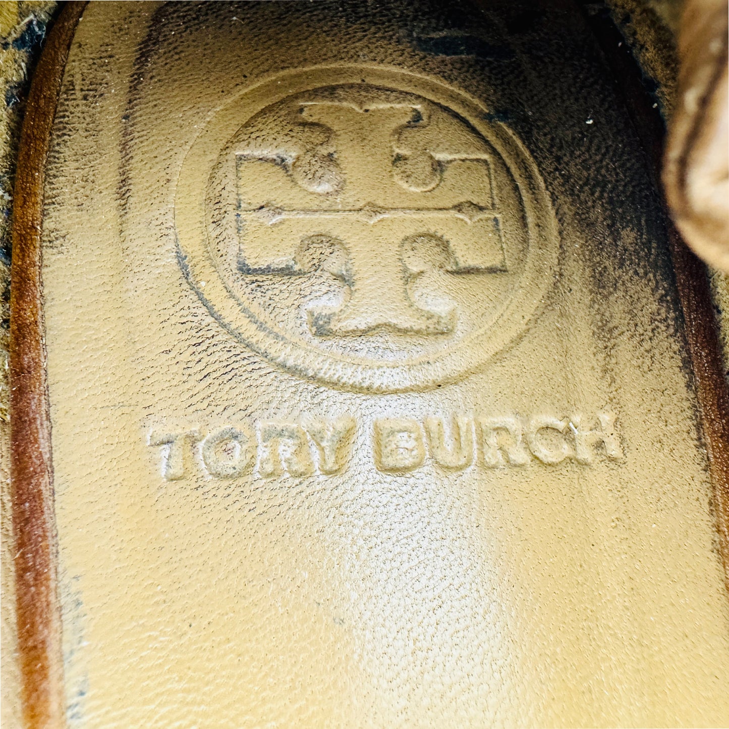 Tory Burch Reva Tan Ballet Flats (Size 38.5)
