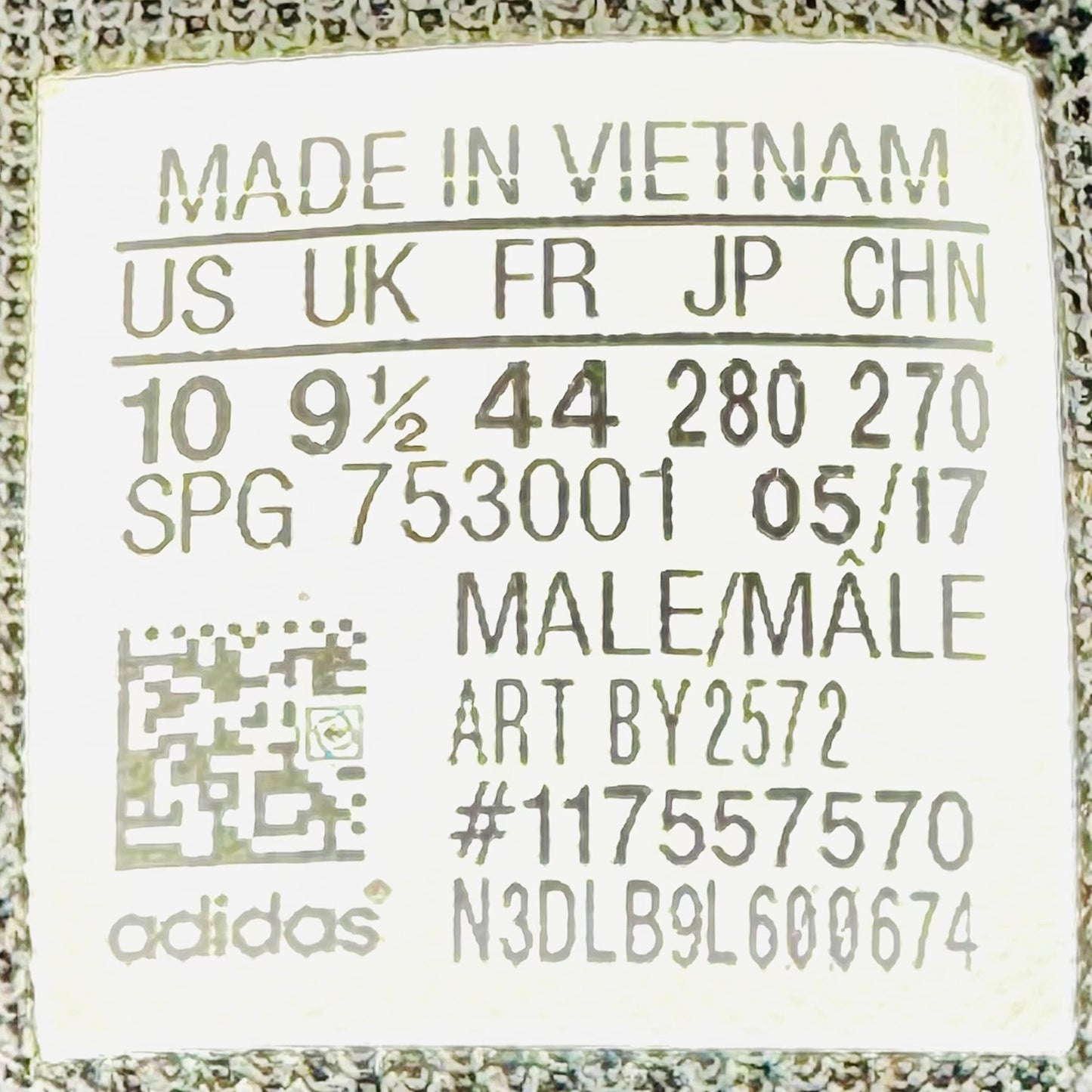 Adidas Ligra 5  Black Gold Sneakers (Size 44) - BY2572