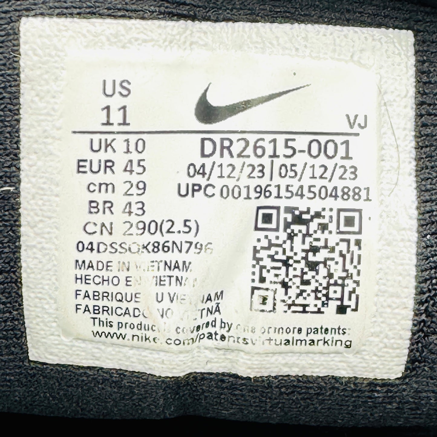 Nike ZoomX Invincible Run Flyknit 3 Shoes (Size 45) - DR2615-001