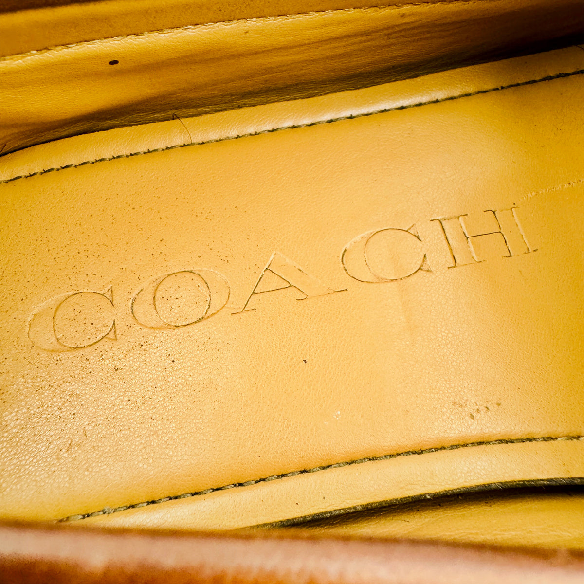 Coach Mott Driver Brown Loafers (Size 40/40.5) - FG2984