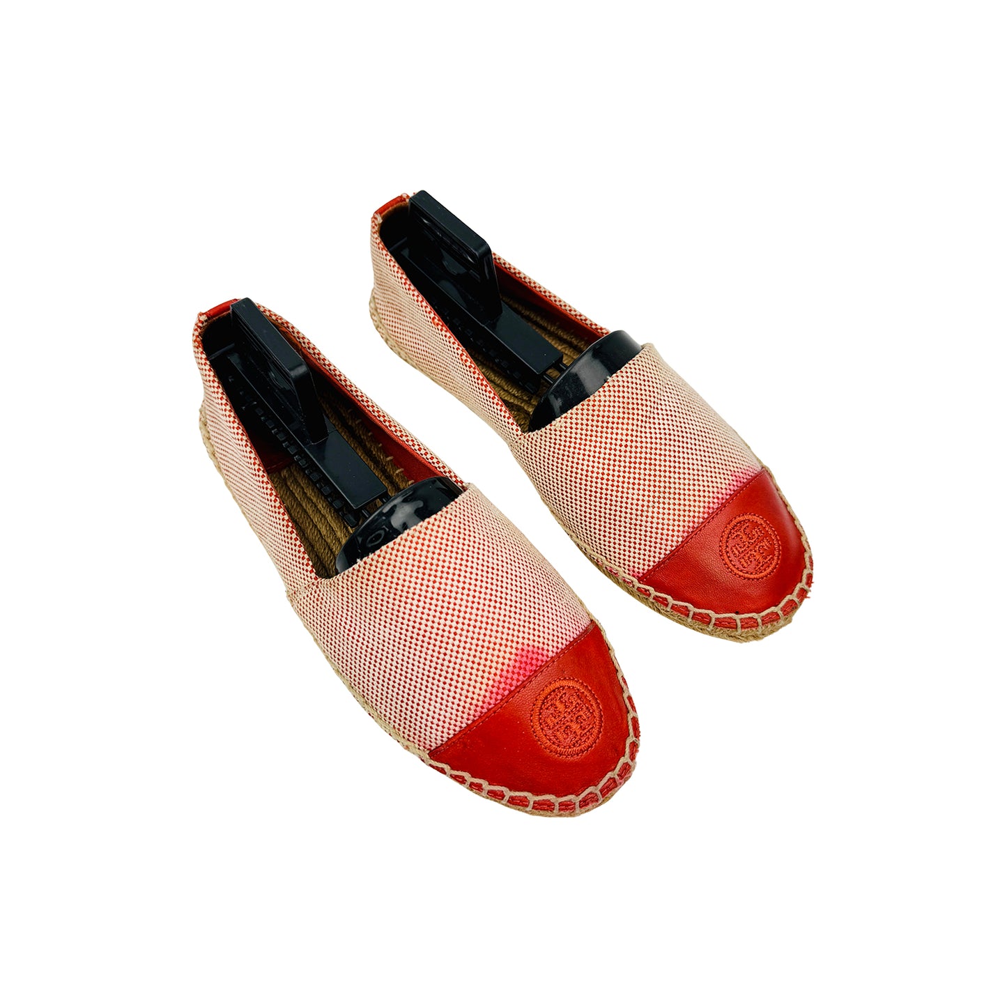 Tory Burch Women's Red Espadrille Shoes (Size 37.5)