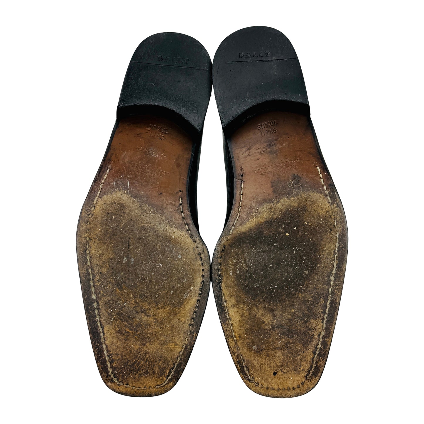 Bally Men's Black Leather Tassel Loafers (Size 43/43.5)