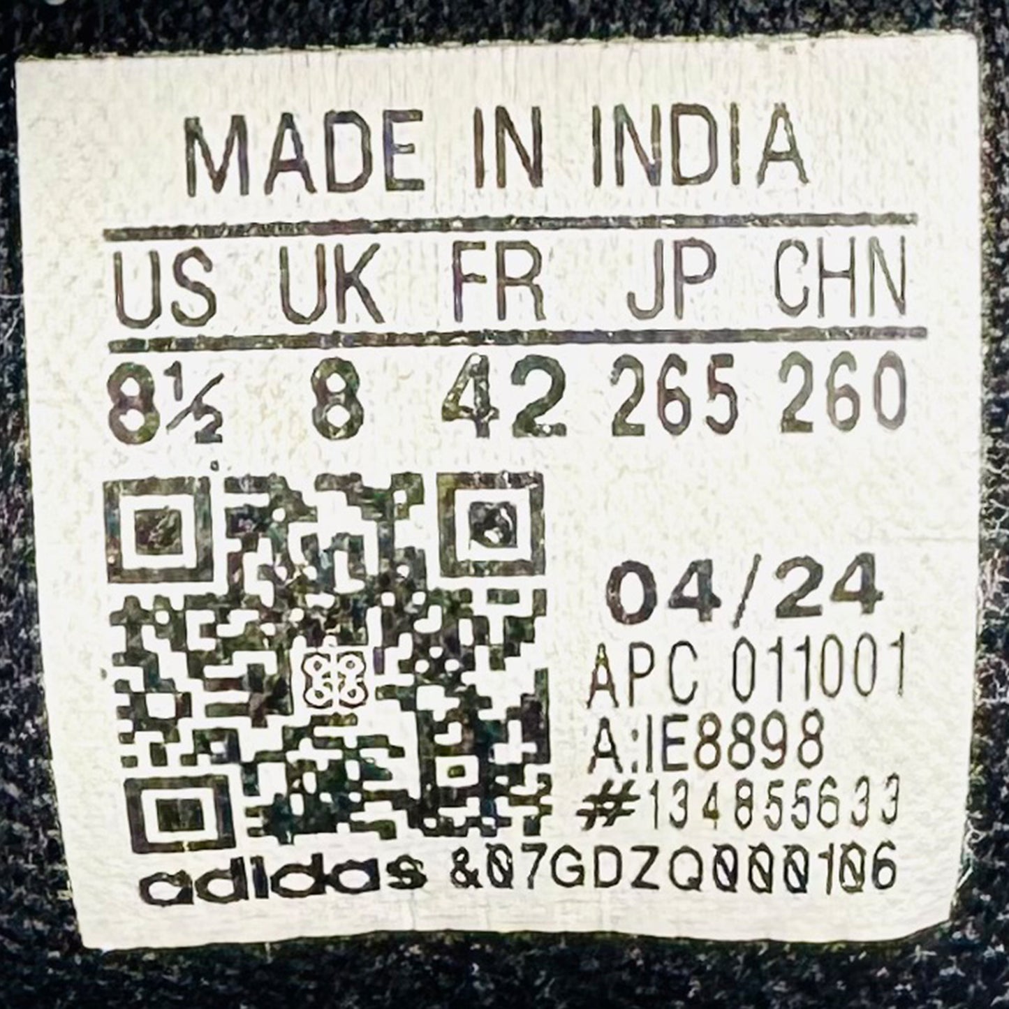 Adidas Ultimashow 2.0 Core Black Shoes (Size 42) - IE8898