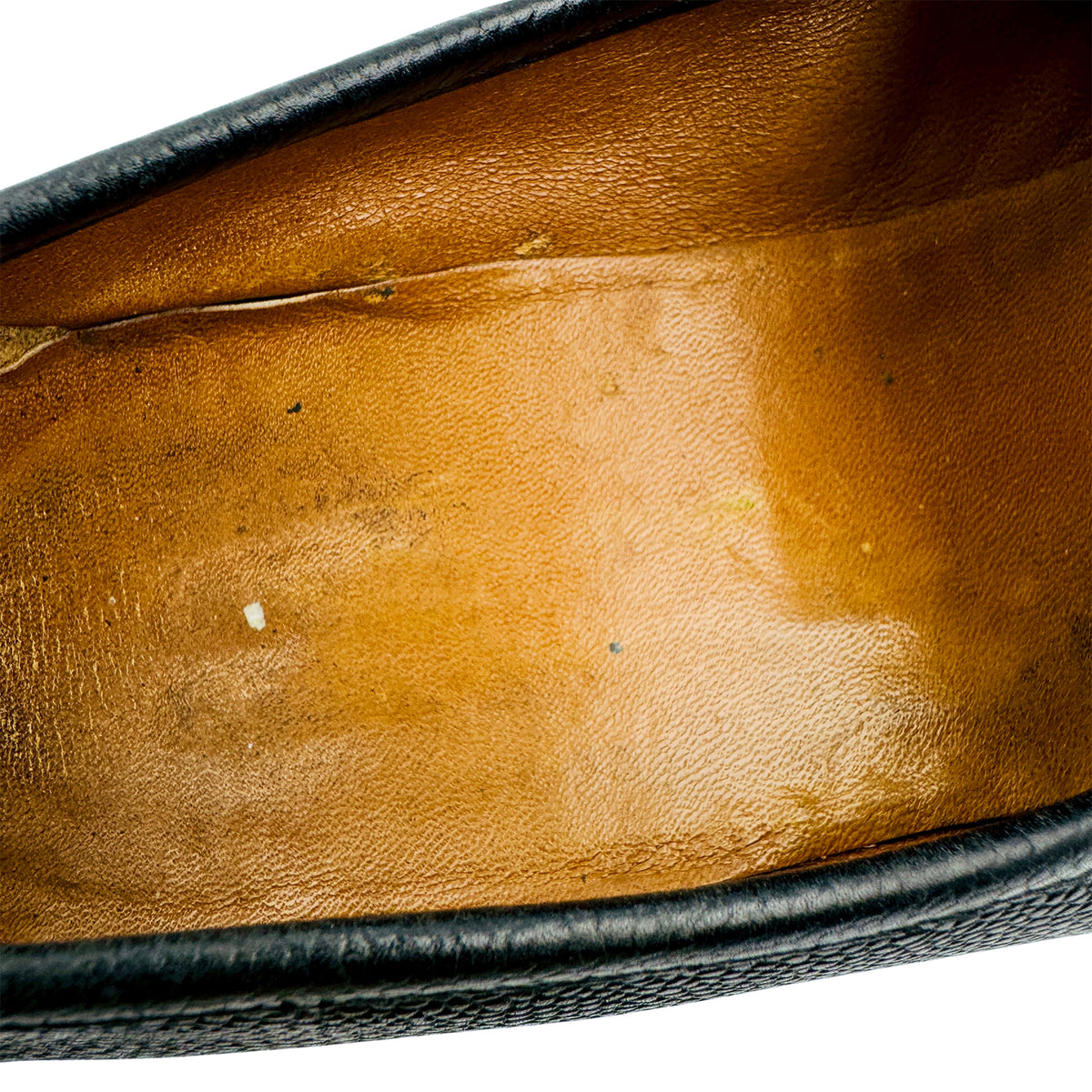 Salvatore Ferragamo Black Leather Lug Sole Loafers (Size 42)