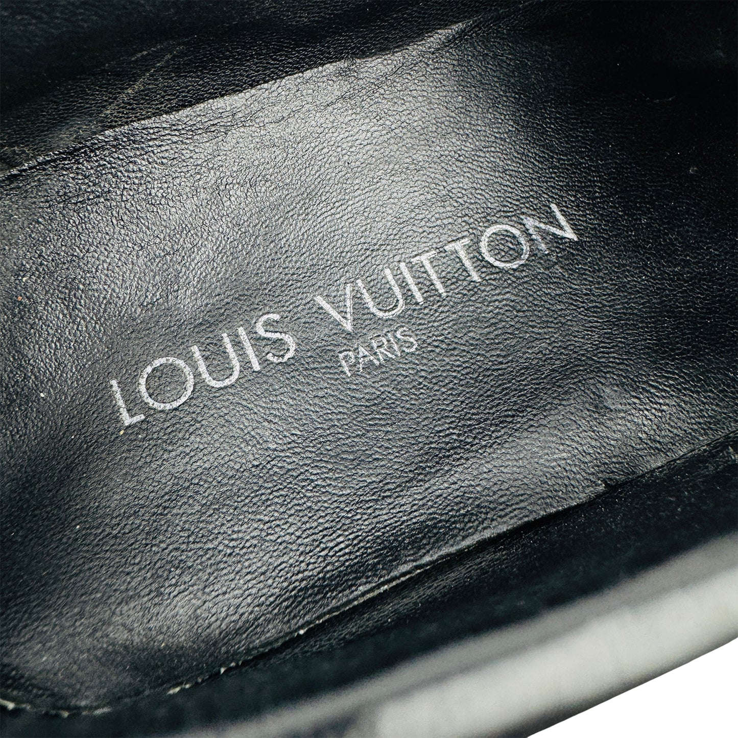 Louis Vuitton Major Black Leather Loafers (Size 41/41.5)