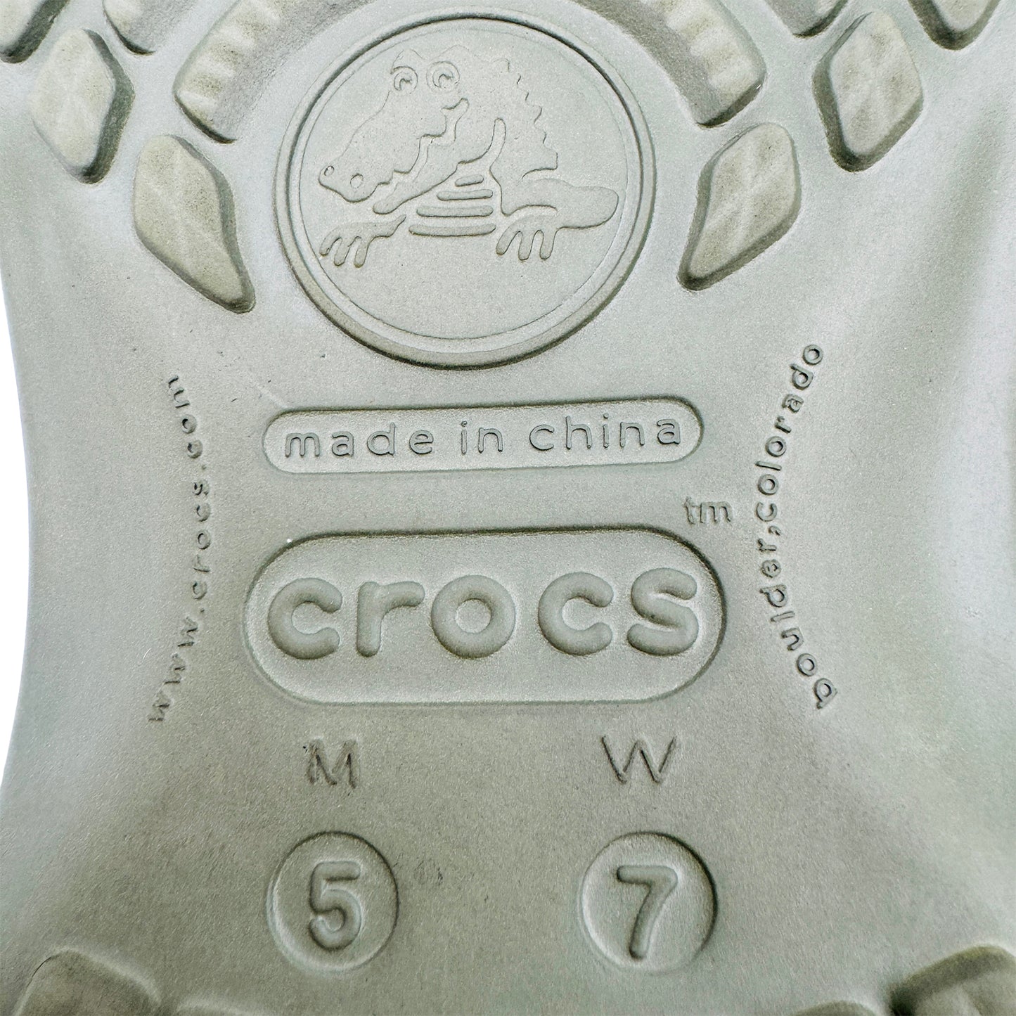 Crocs Classic Volt Green Foam Clogs (Size 37/38)