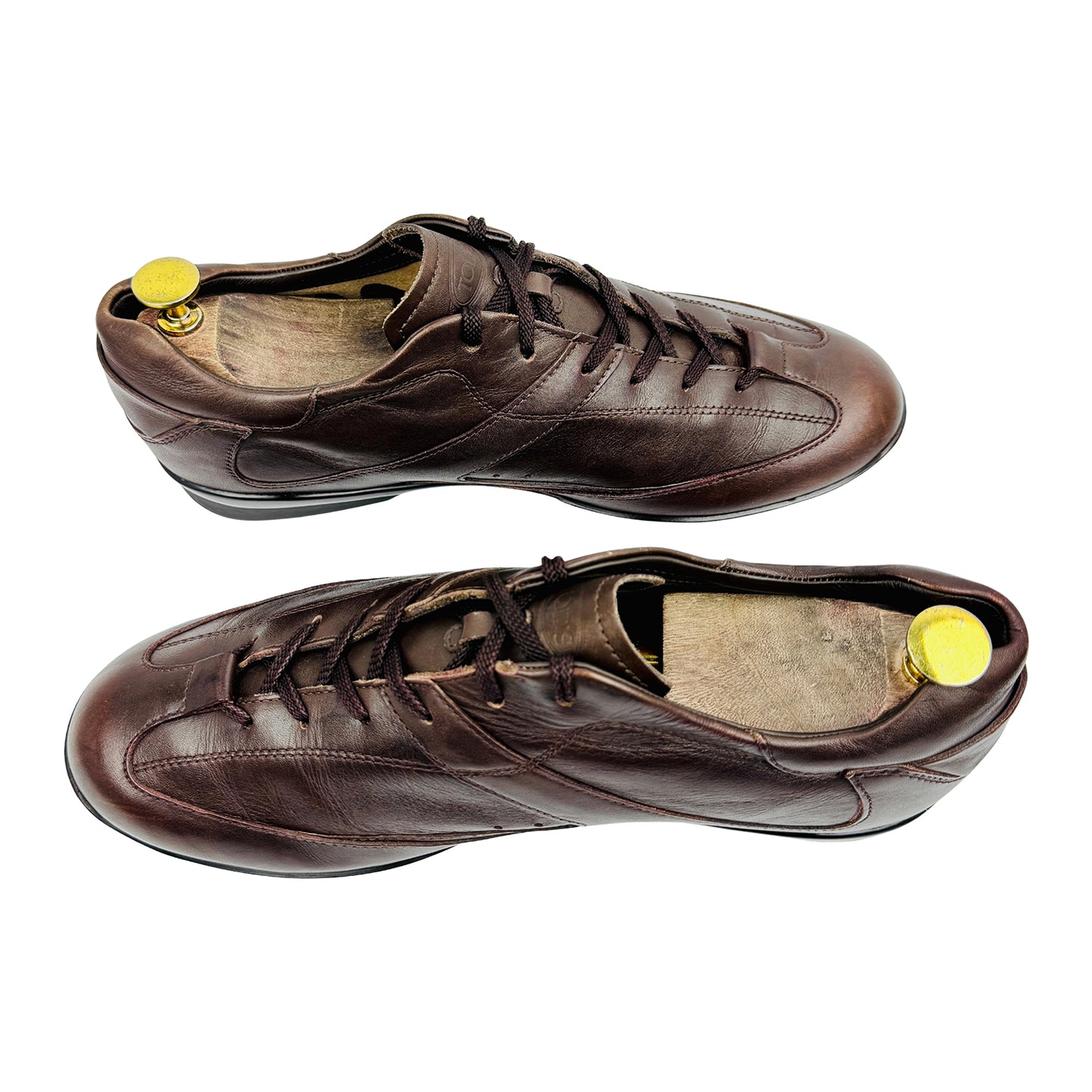 Tod’s Men's Dark Brown Lace-Up Sneakers (Size 42.5)