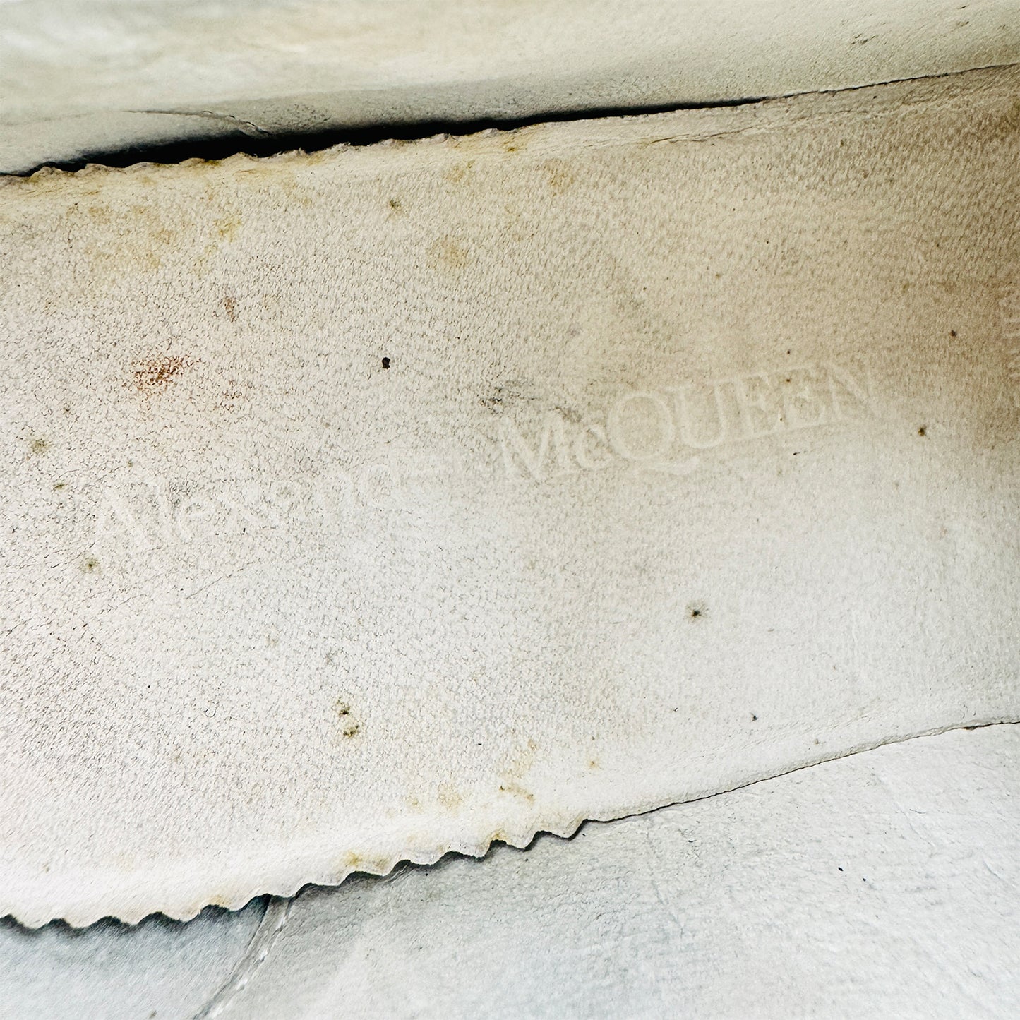 Alexander McQueen Tread Slick White Shoes (Size 42.5)