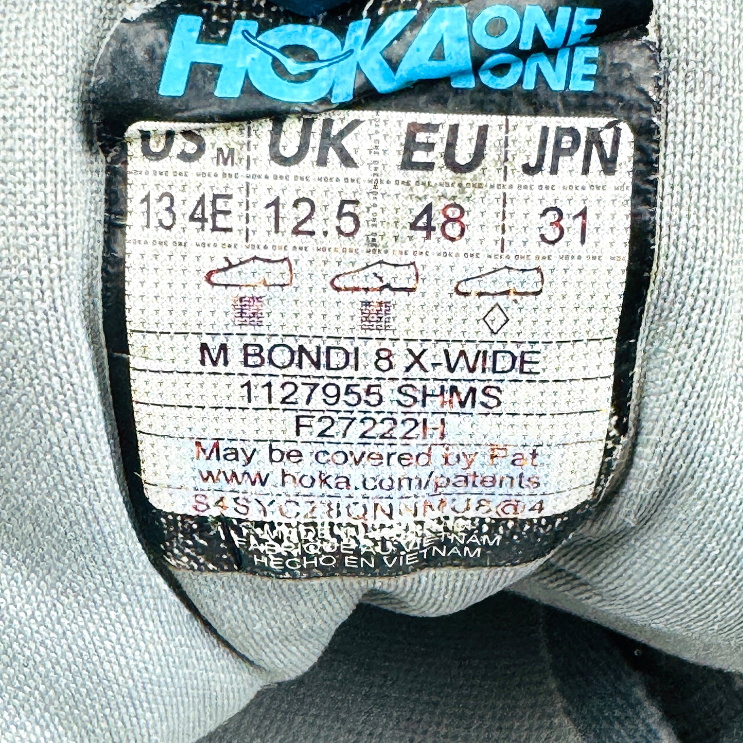 Hoka Bondi 8 Shoes (Size 48) - 1127955 SHMS