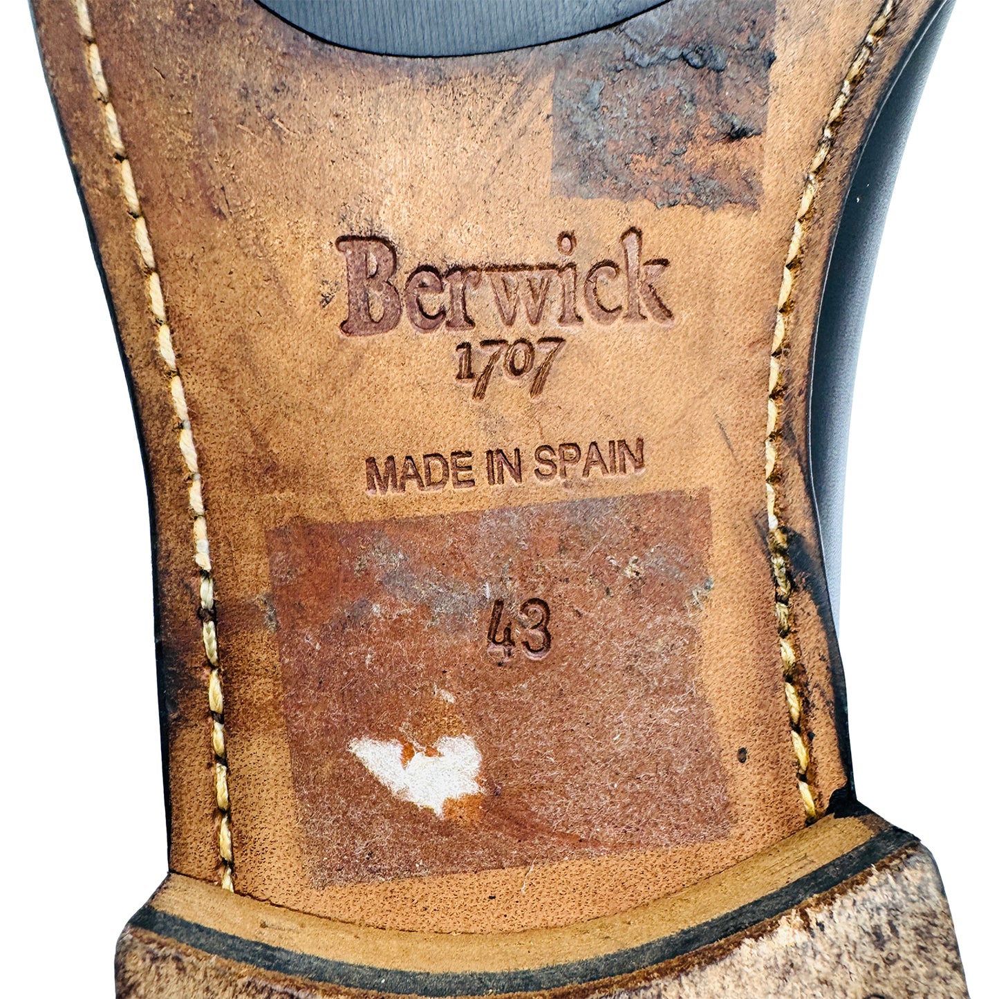 Berwick 1707 Black Penny Loafers (Size 43/43.5) - 5062