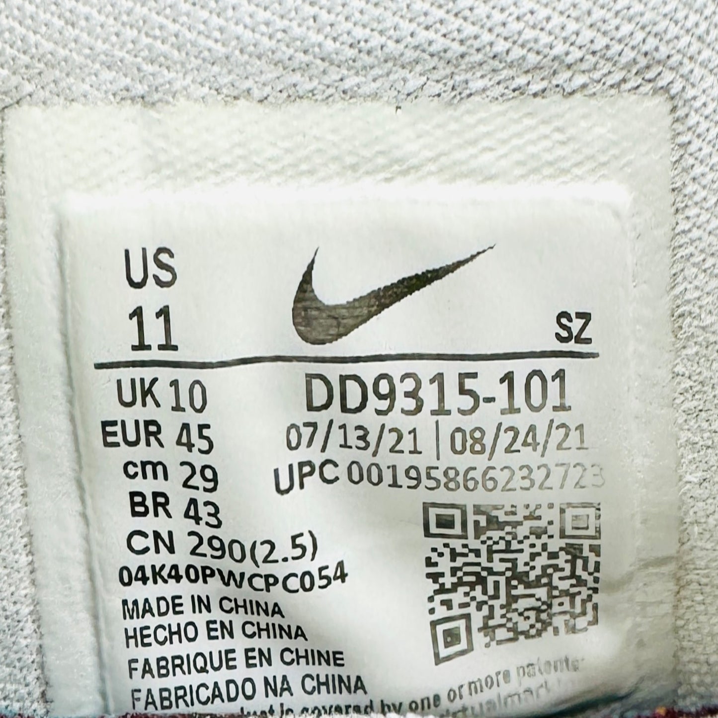Nike Air Jordan 1 Low G Golf Sneakers (Size 45) - DD9315-101