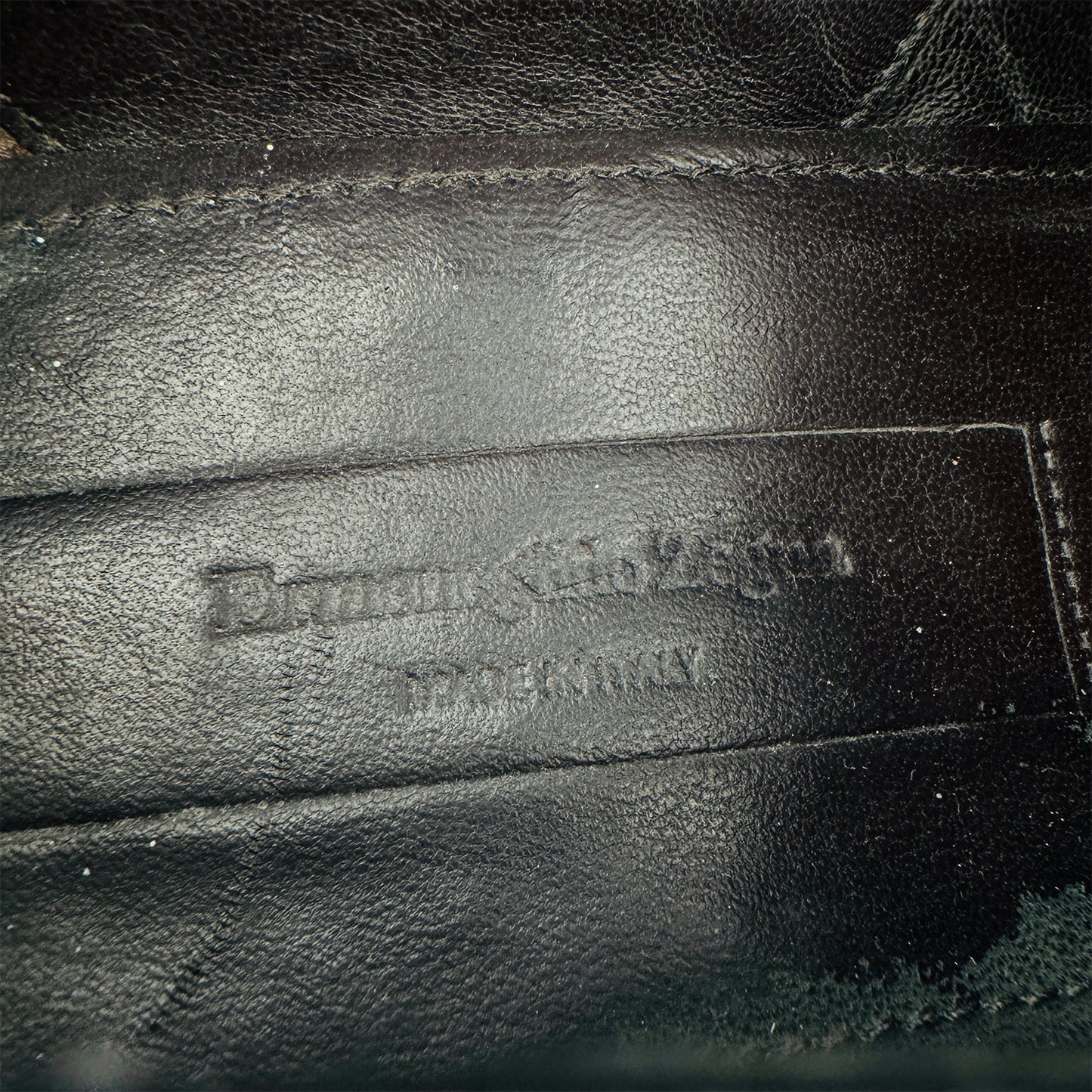 Ermenegildo Zegna Black Derby Shoes (Size 41)