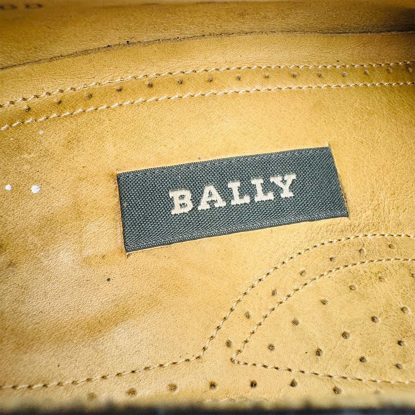 Bally Men's Black Leather Loafers (Size 42.5)