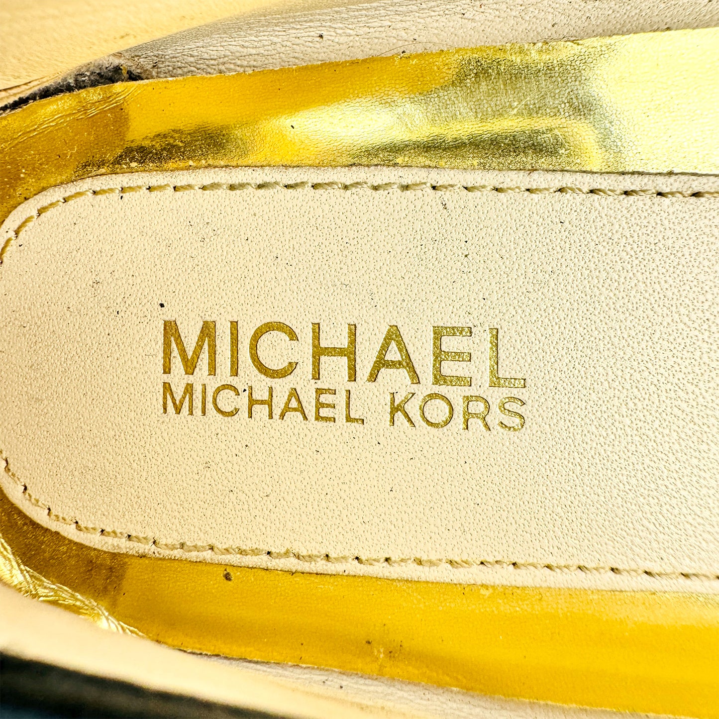 Michael Kors Fulton Saffiano Leather Moccasins (Size 37)