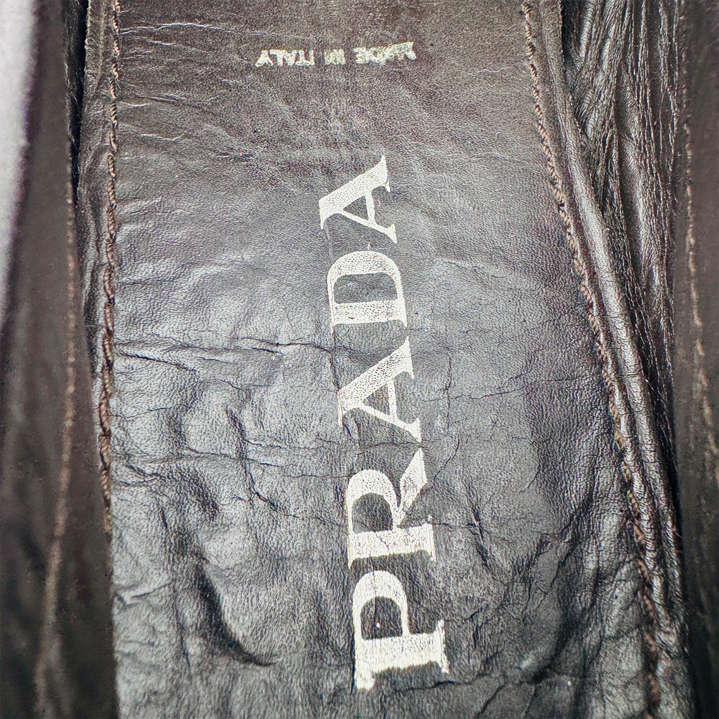 Prada Ring-Bit Brown Leather Loafers (Size 37.5/38) - 1D 0259