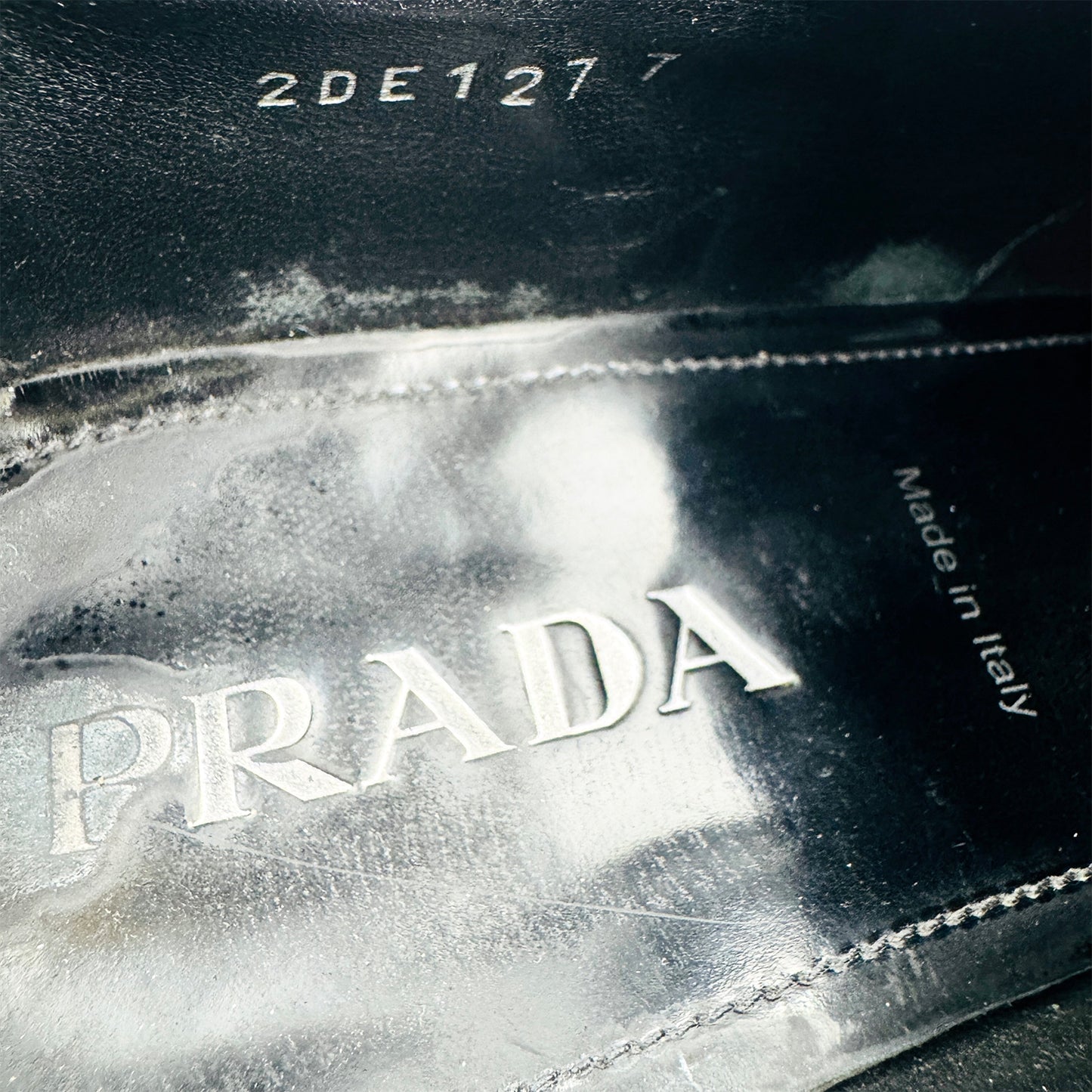 Prada Chocolate Brushed Leather Loafers (Size 41) - 2DE127
