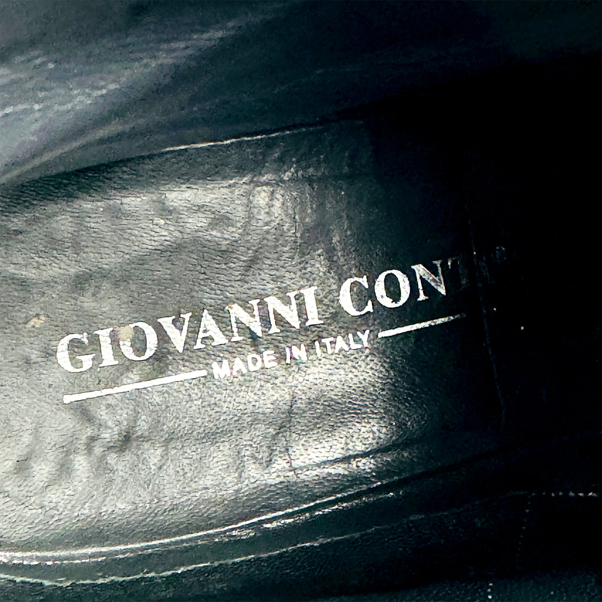 Giovanni Conti Men's Black Leather Ankle Boots (Size 44)